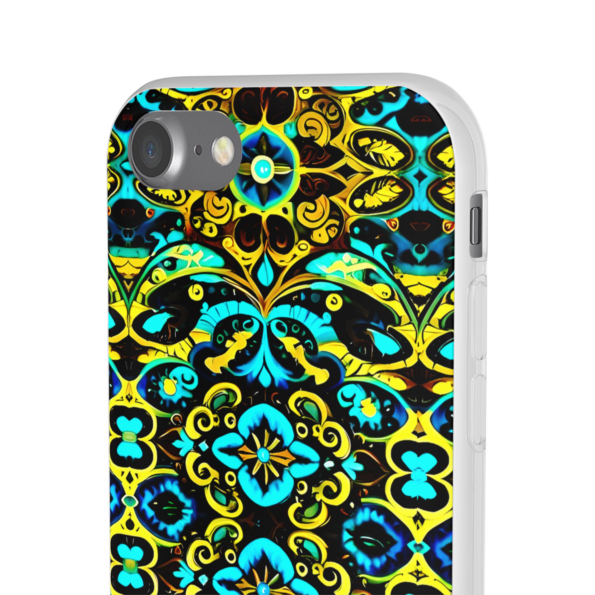 Blue Lace iPhone Flexi Case - Walt Smith Fiji Ocean Art - Supports ADE Reef Restoration