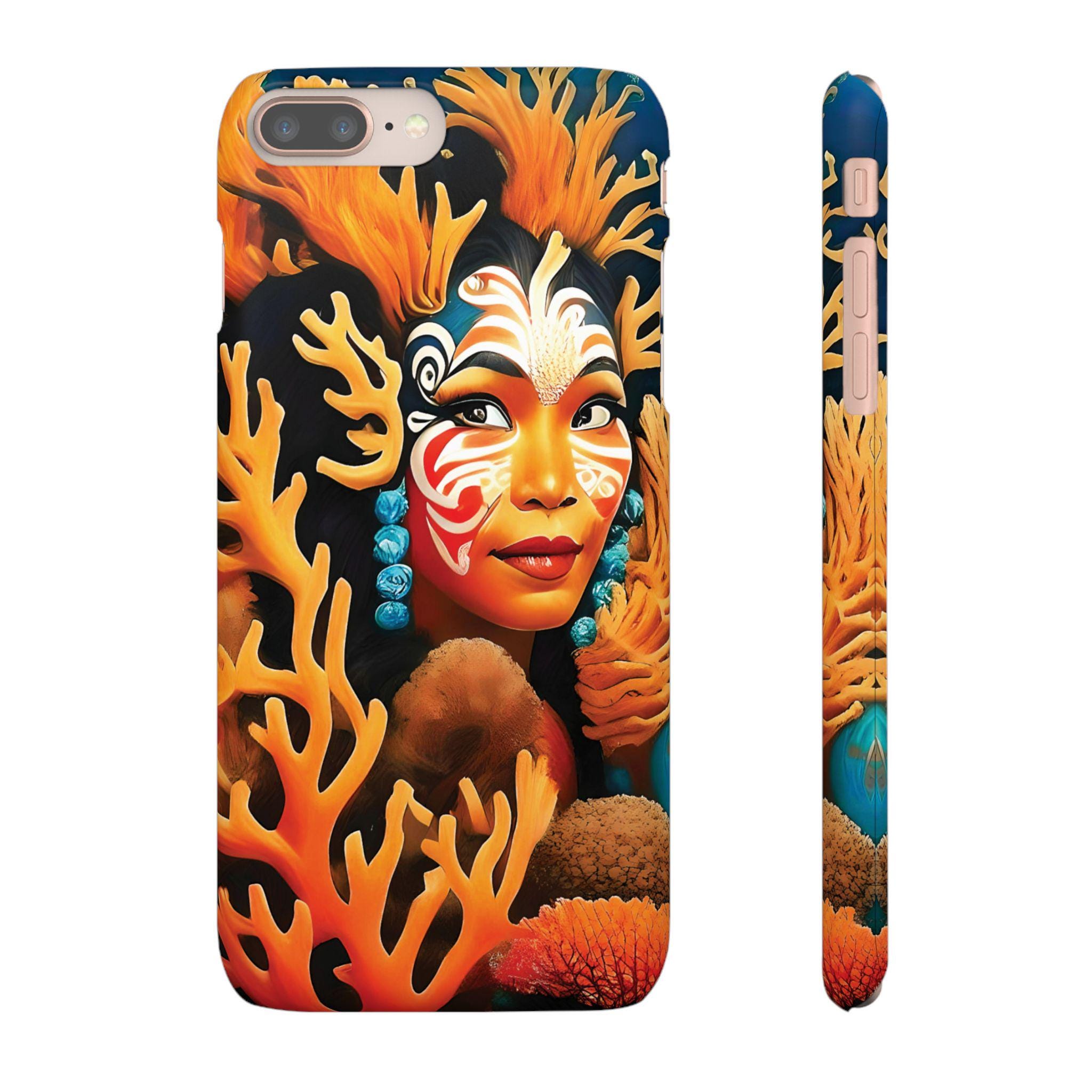 Aqua Beauty iPhone Snap Case - Walt Smith Fiji Ocean Art - Supports ADE Reef Restoration