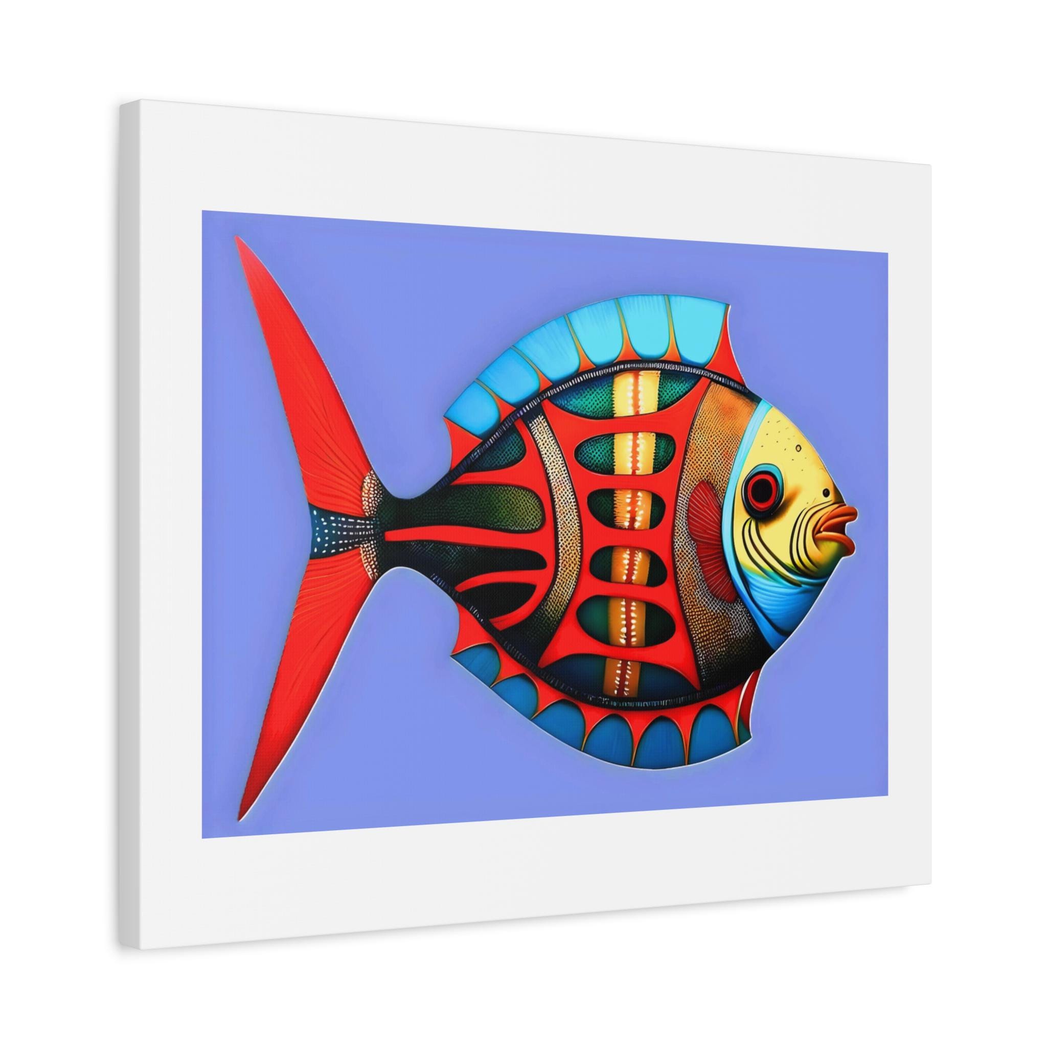 Fish Kiss - Canvas Wall Art