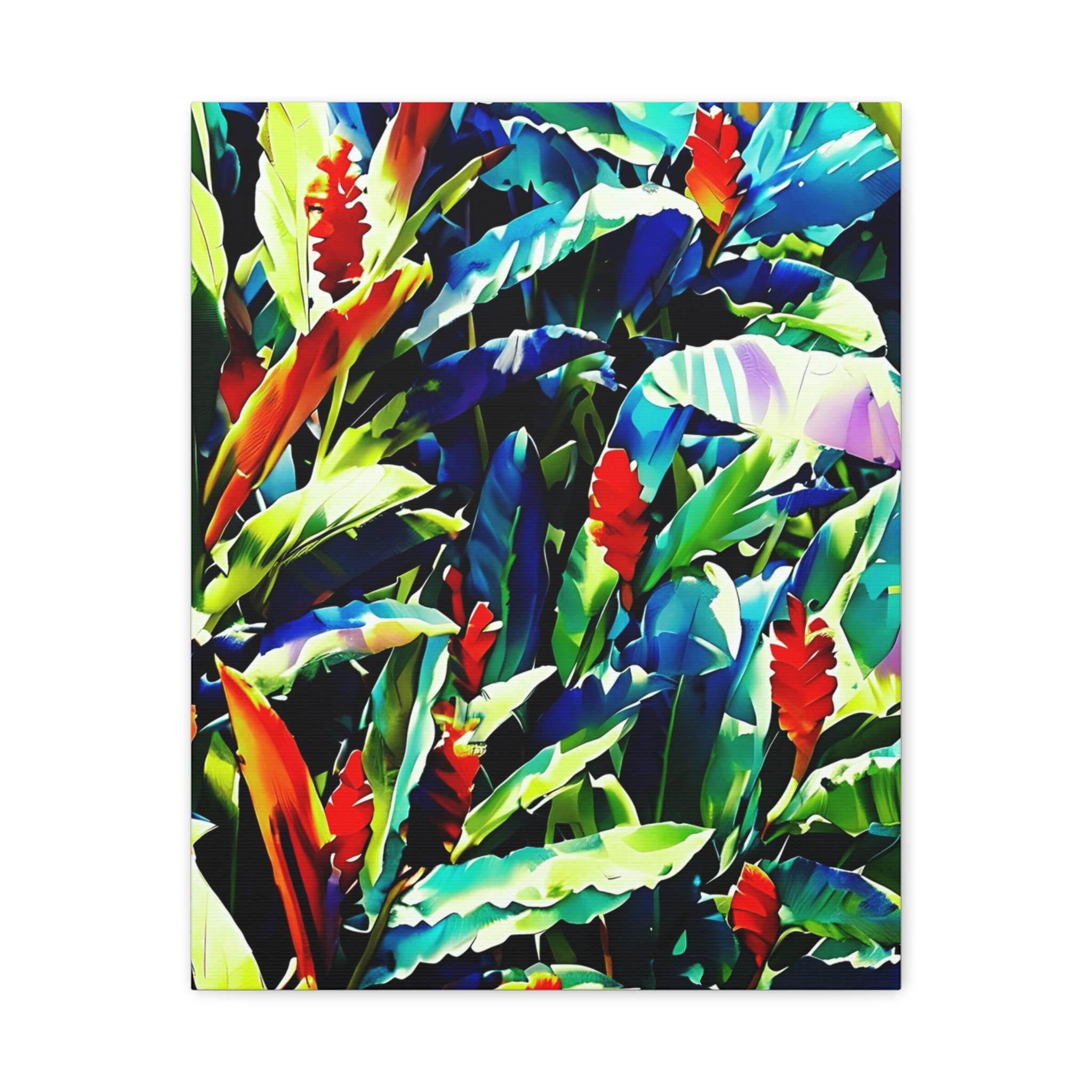 Floral Ginger - Canvas Wall Art