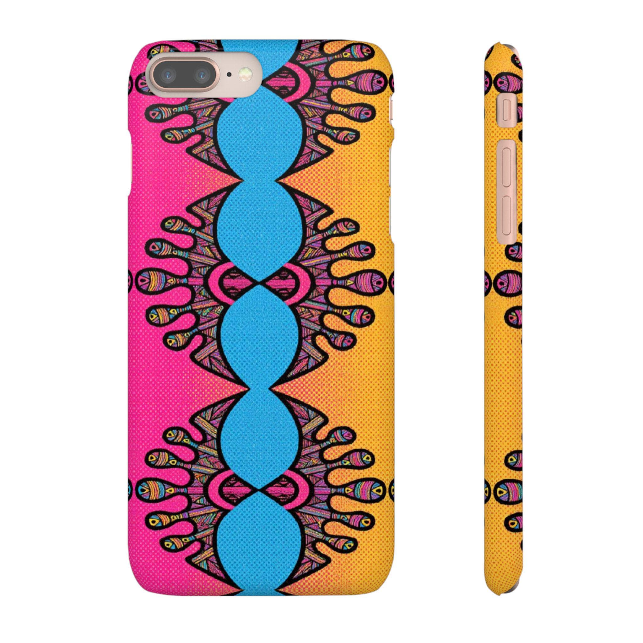 Abstract Urchin Color iPhone Snap Case