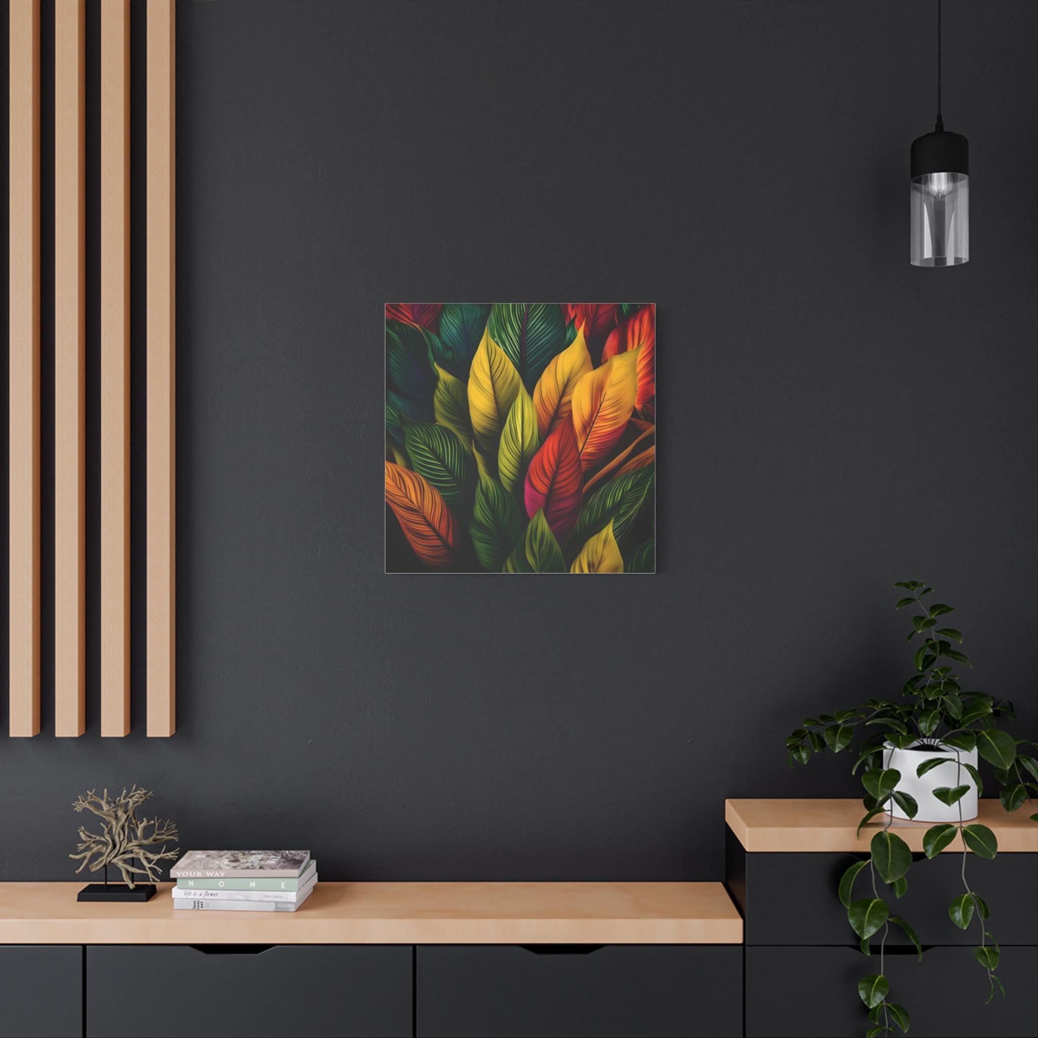 Colored Leaves - Canvas Wall Art