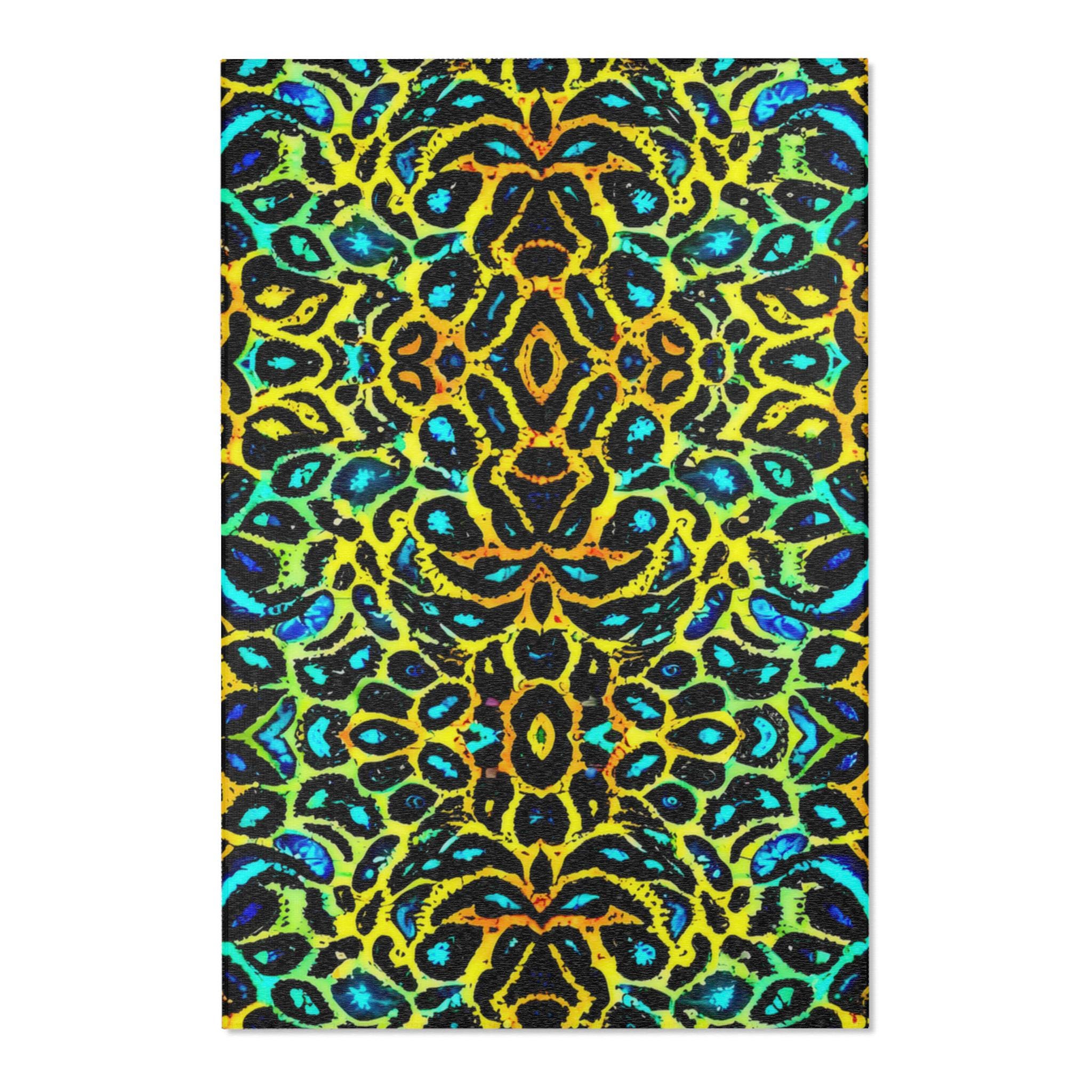 Golden Cat Area Rug