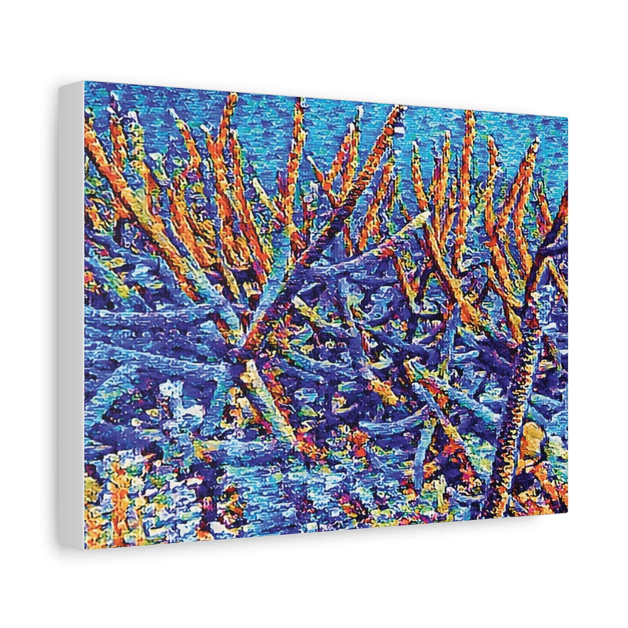 Stag Garden - Canvas Wall Art
