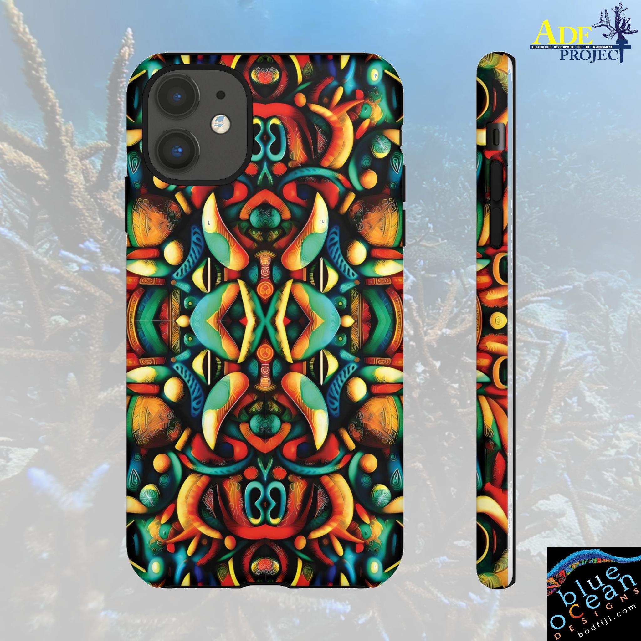 Warm Dayze iPhone Tough Case - Walt Smith Fiji Ocean Art - Supports ADE Reef Restoration