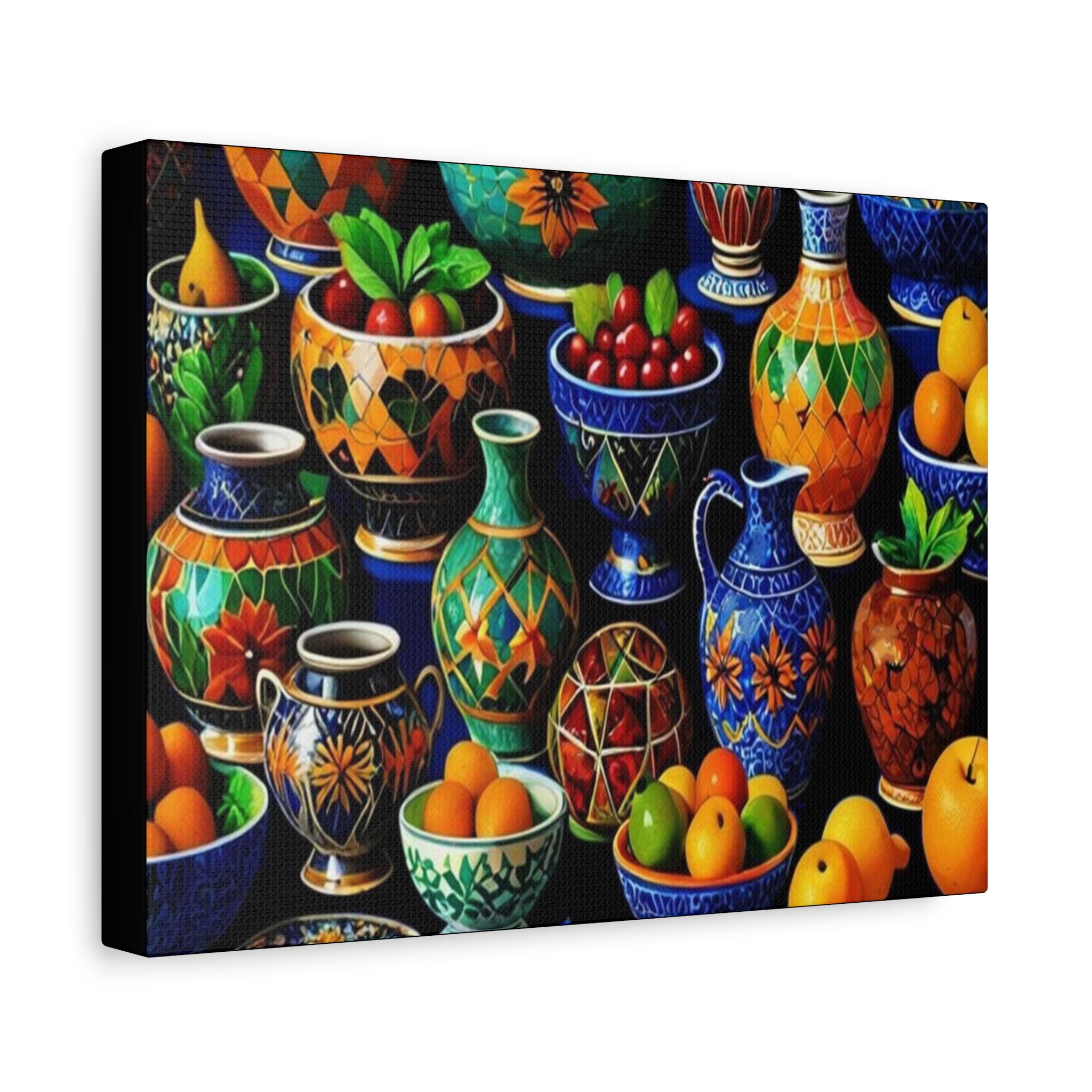 Table Full A Canvas Wall Art