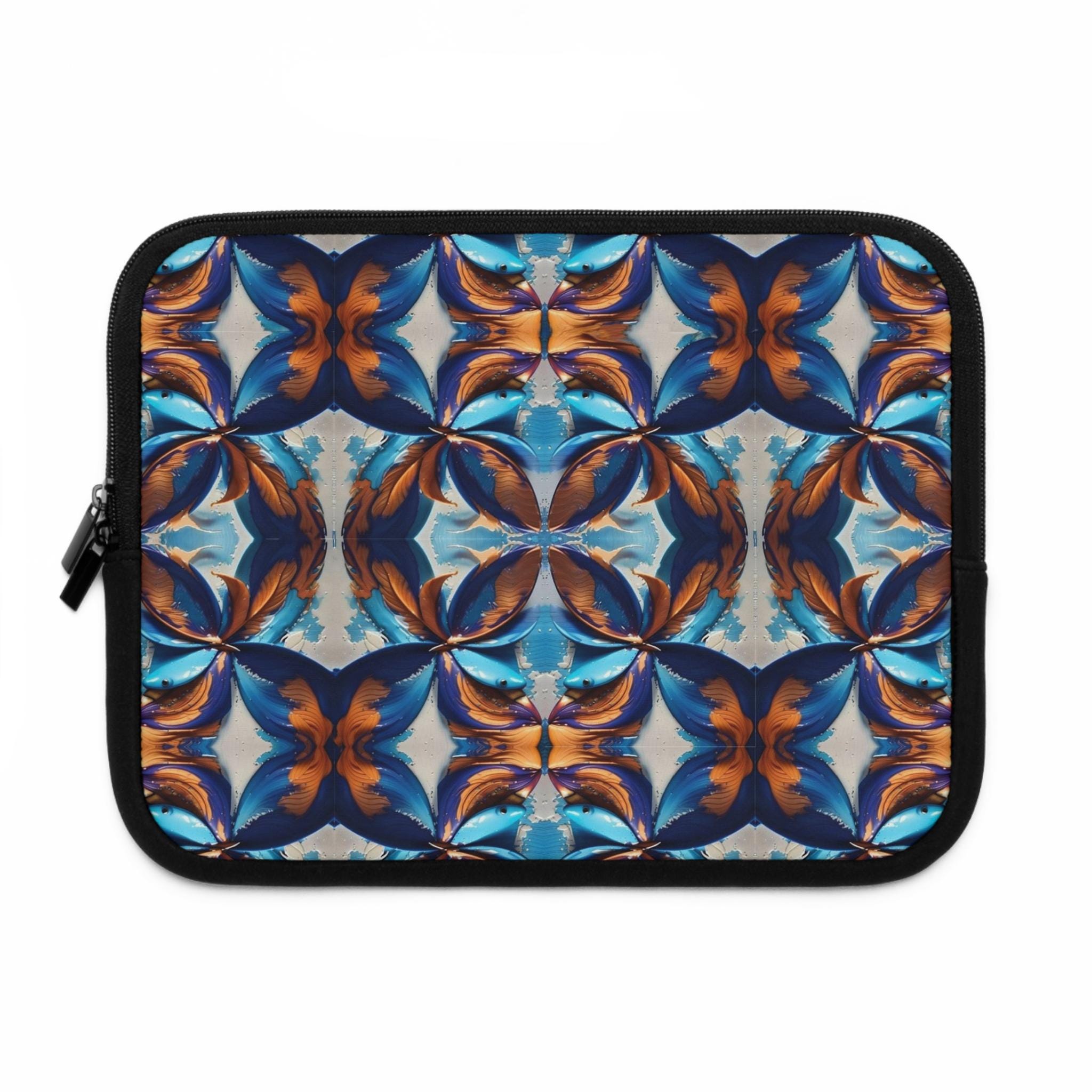 Blue Fan Quad - Laptop Sleeve