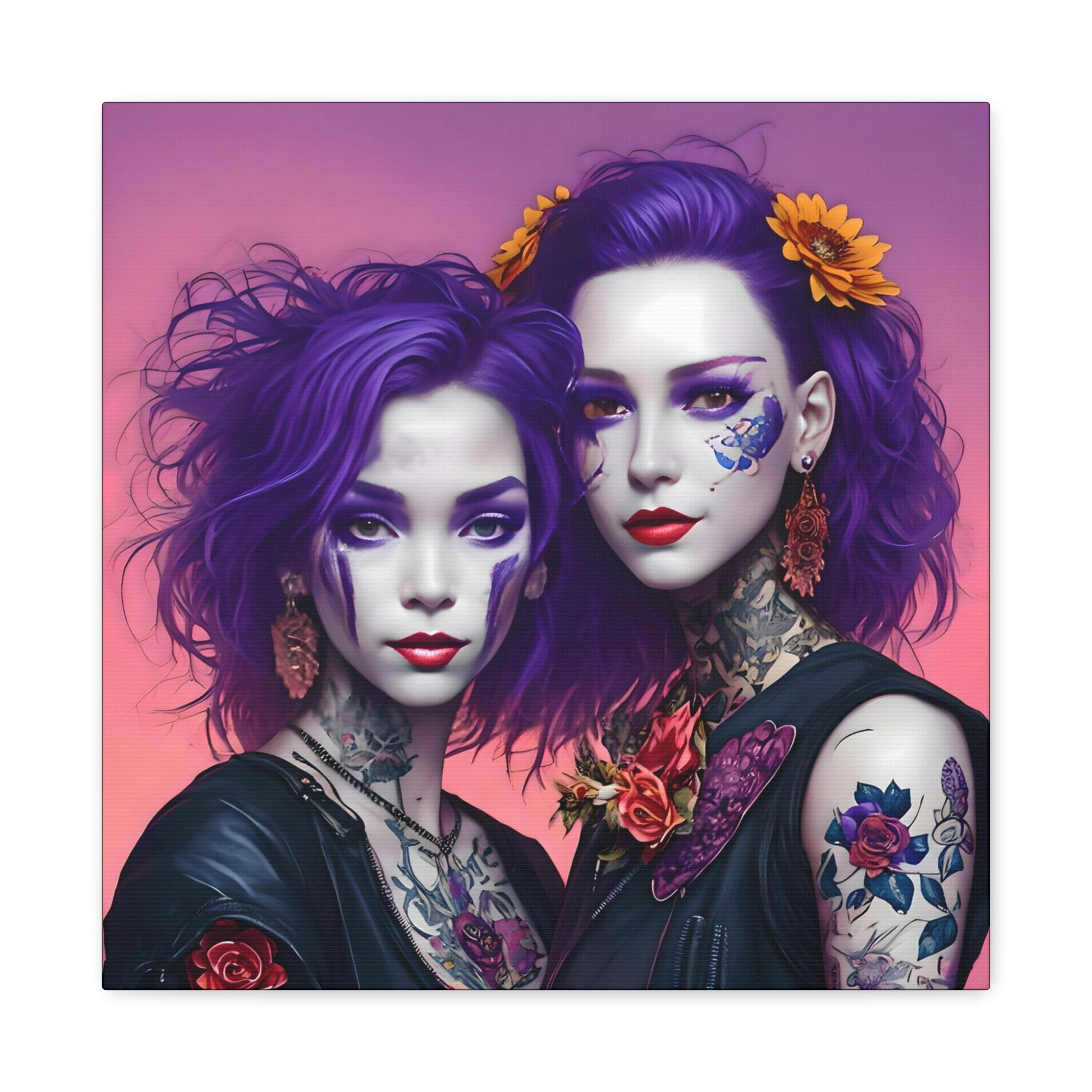 Purple Canvas Wall Art