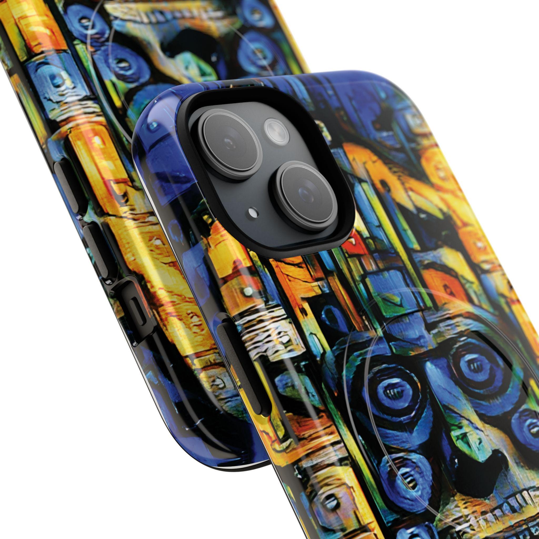 Purple Face iPhone Magnetic Case - Walt Smith Fiji Ocean Art - Supports ADE Reef Restoration