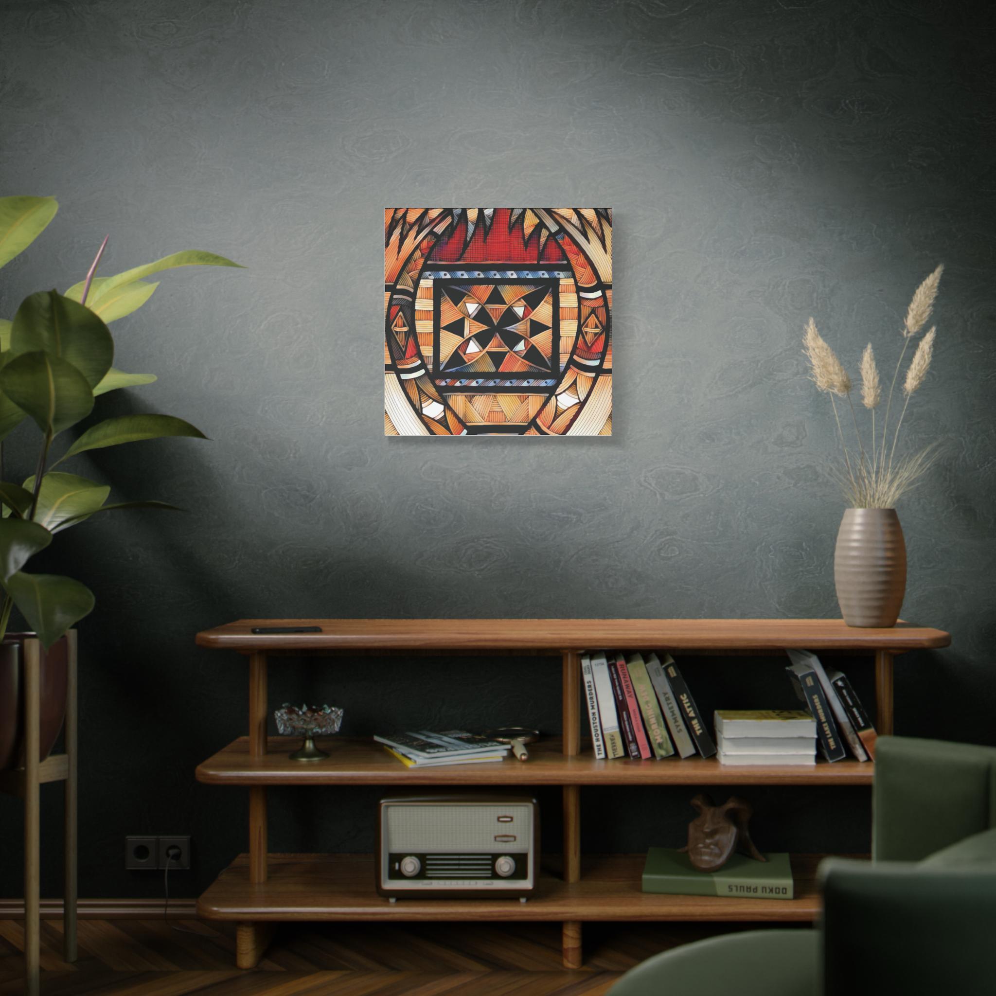 Tapa Palm - Canvas Wall Art