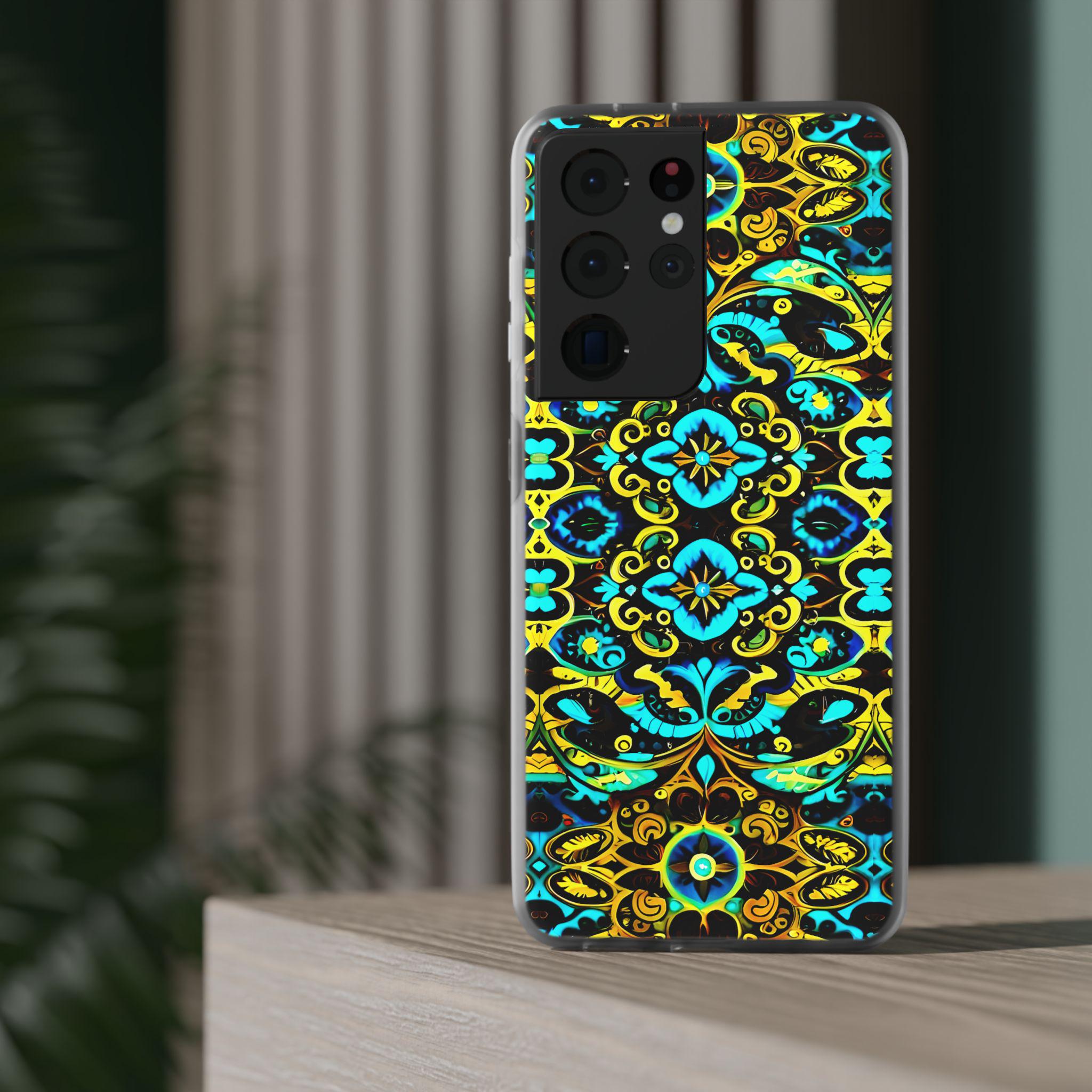 Blue Lace Android Flexi Case - Walt Smith Fiji Ocean Art - Supports ADE Reef Restoration