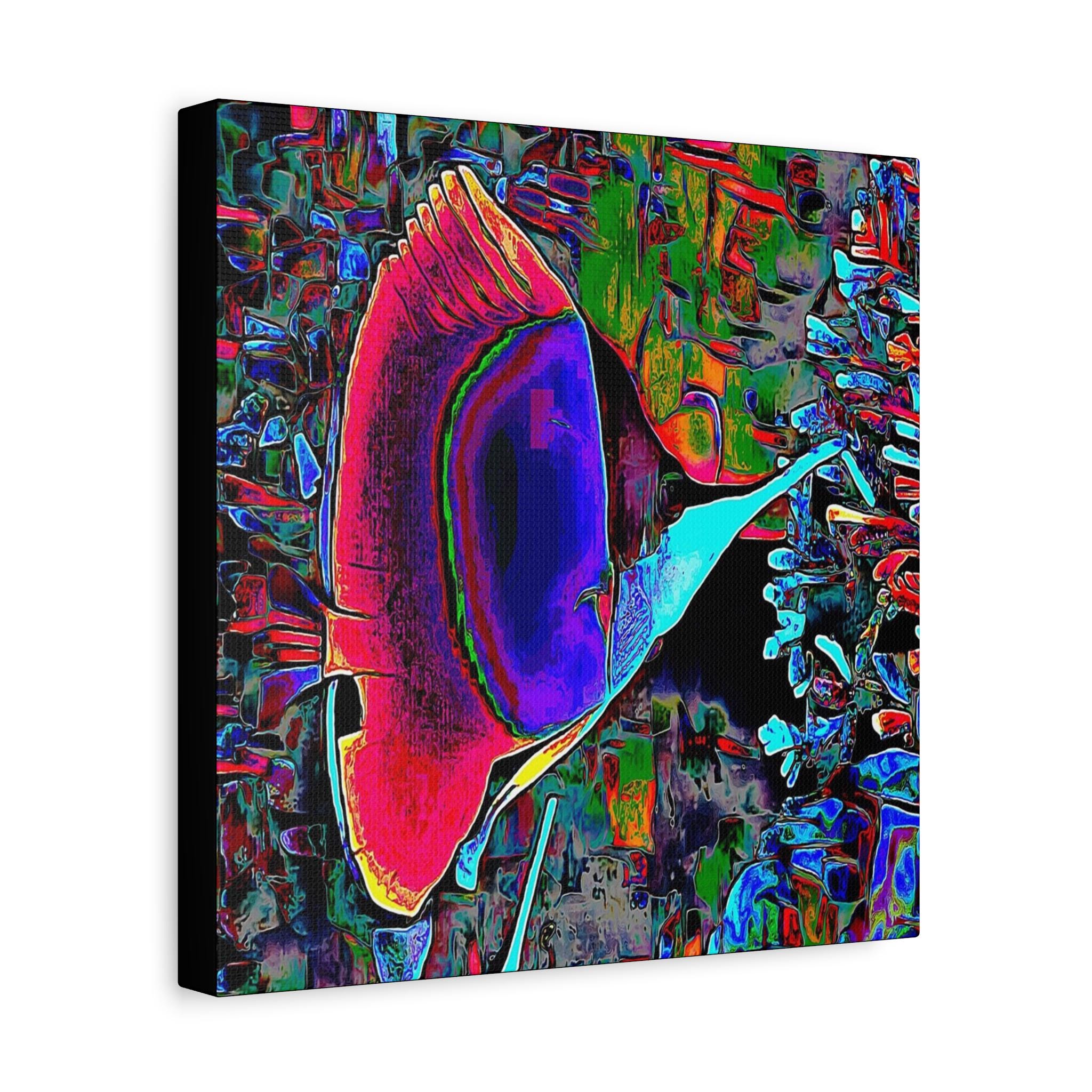 Long Snoot Left Canvas Wall Art