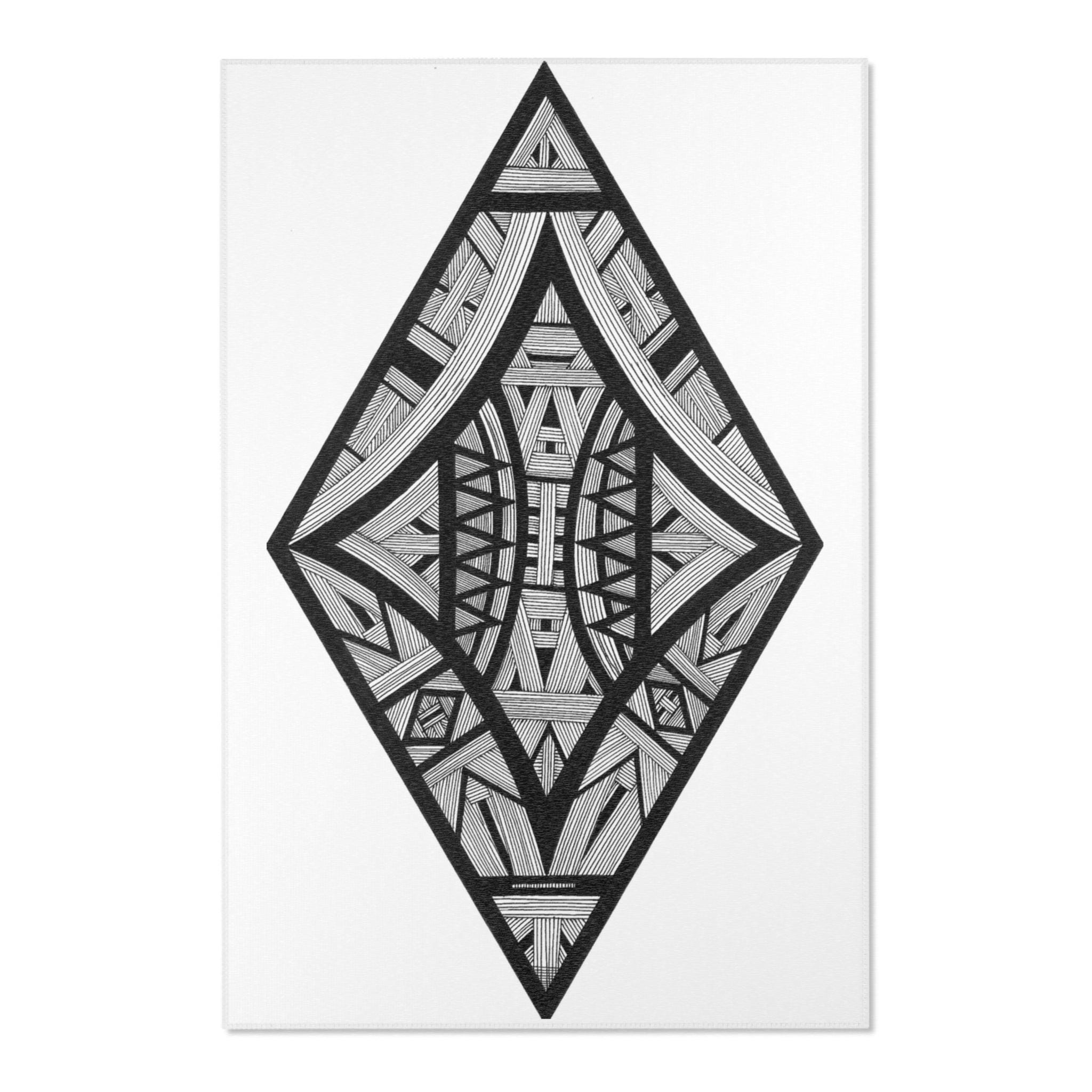 Black Diamond 1 - Area Rug