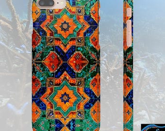 Moroccan Style iPhone Snap Case - Walt Smith Fiji Ocean Art - Supports ADE Reef Restoration