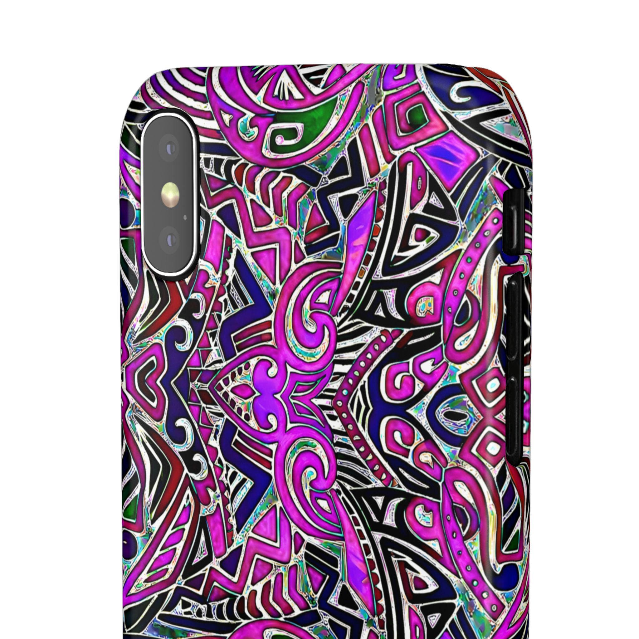 Purple Indo iPhone Snap Case - Walt Smith Fiji Ocean Art - Supports ADE Reef Restoration