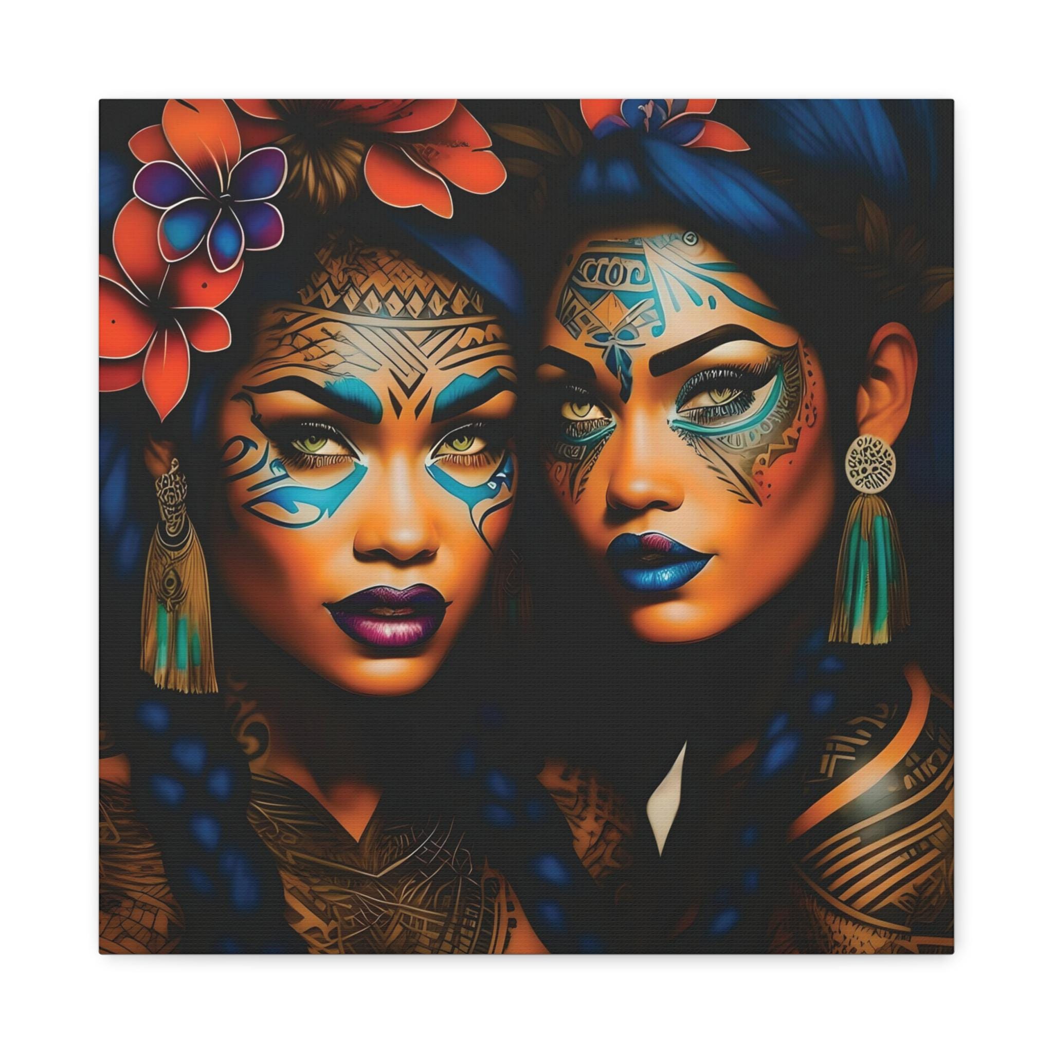 Painted Ladies - Canvas Wall Art