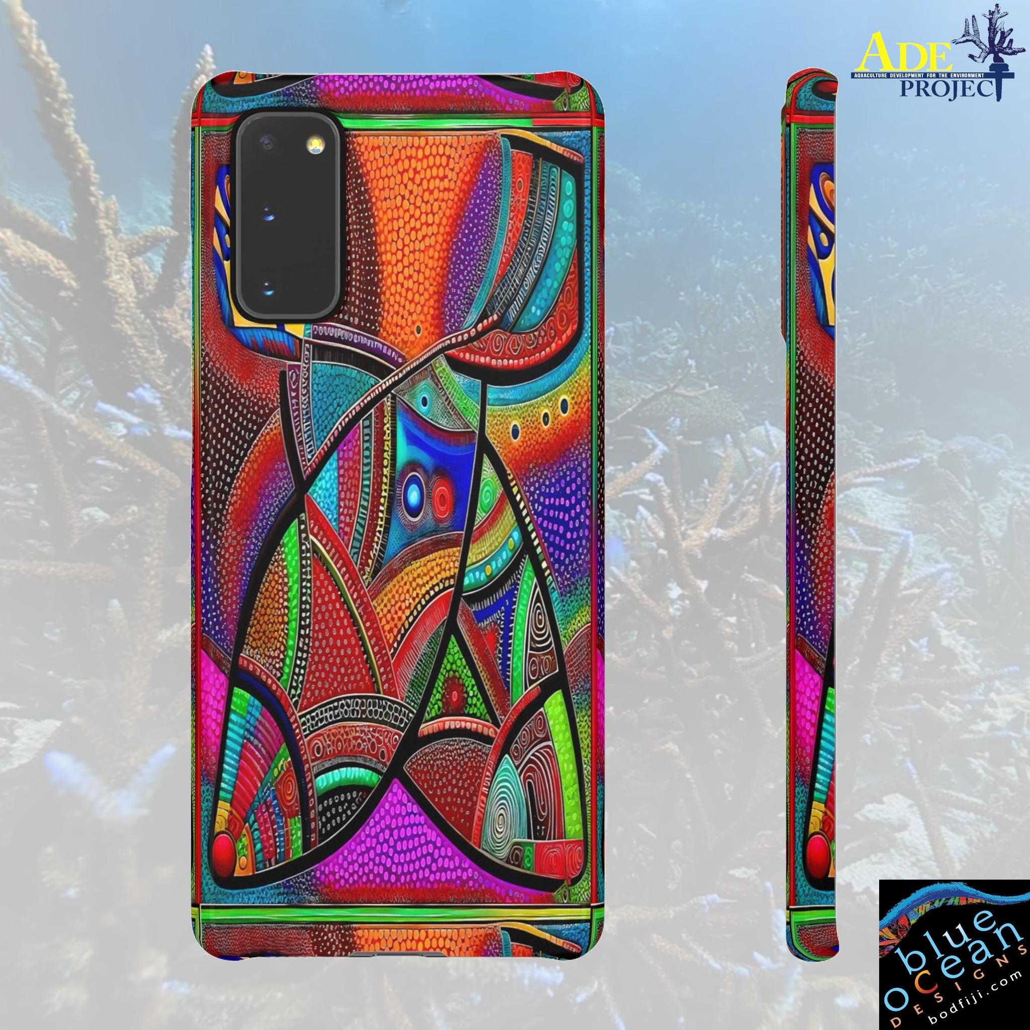Artistic Fish Android Snap Case - Walt Smith Fiji Ocean Art - Supports ADE Reef Restoration