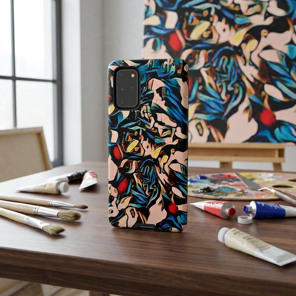 Black Rose Android Tough Case - Walt Smith Fiji Ocean Art - Supports ADE Reef Restoration