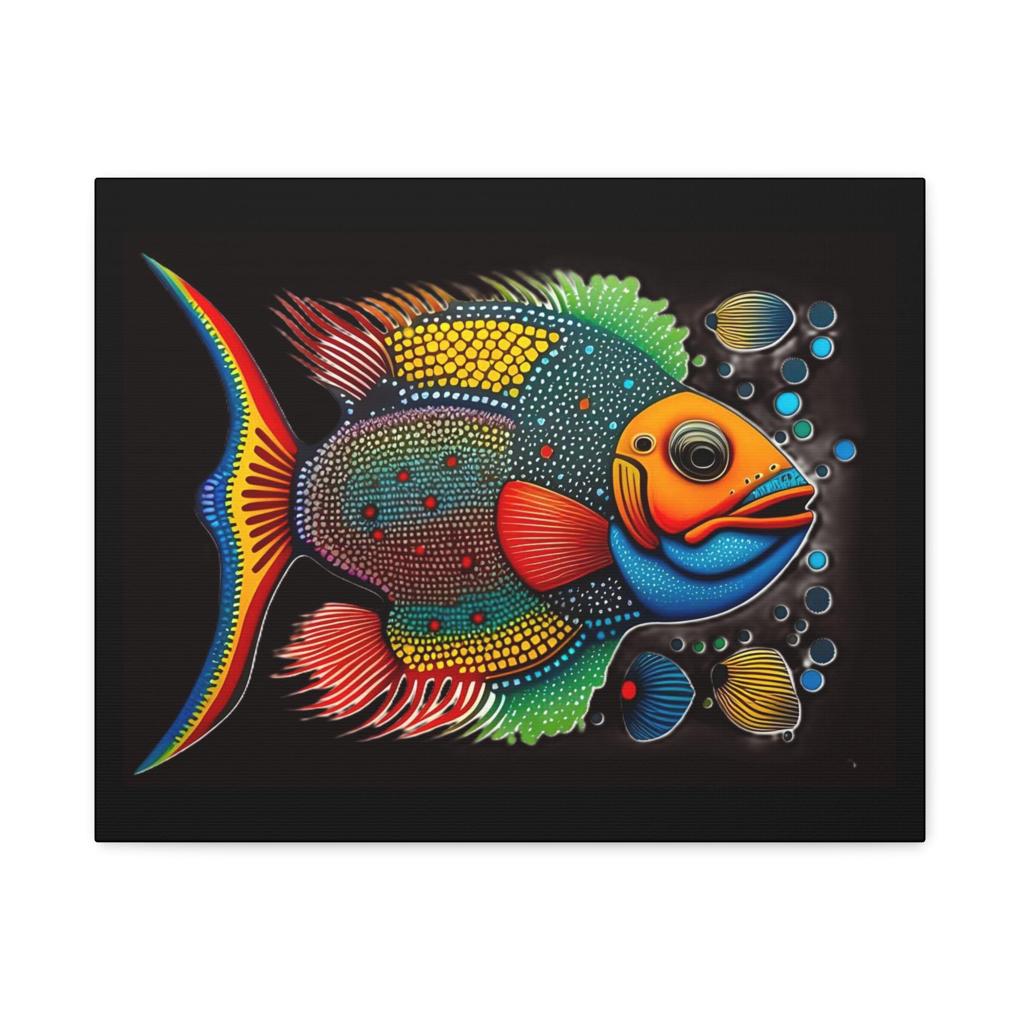 Abi Fish Canvas Wall Art