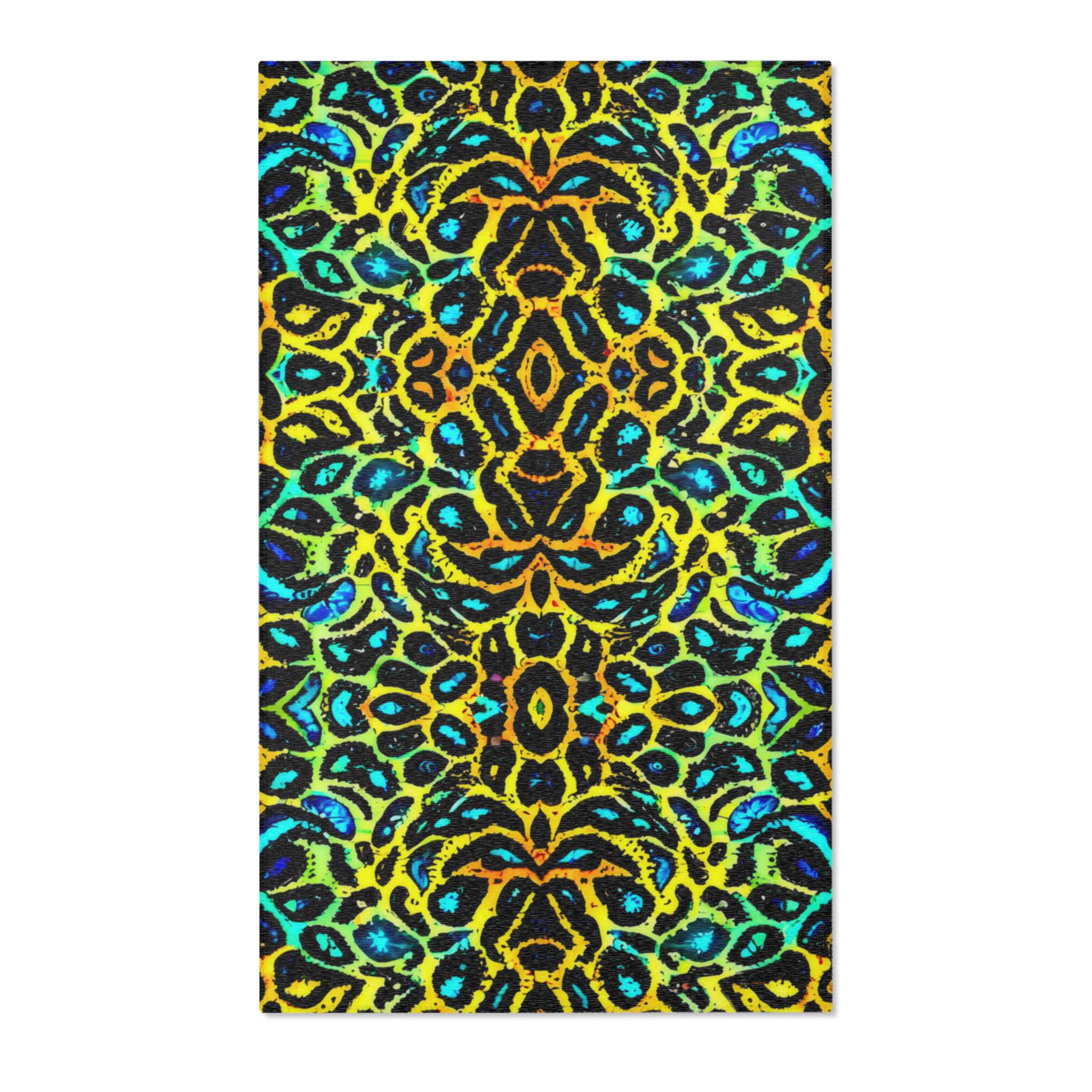 Golden Cat Area Rug