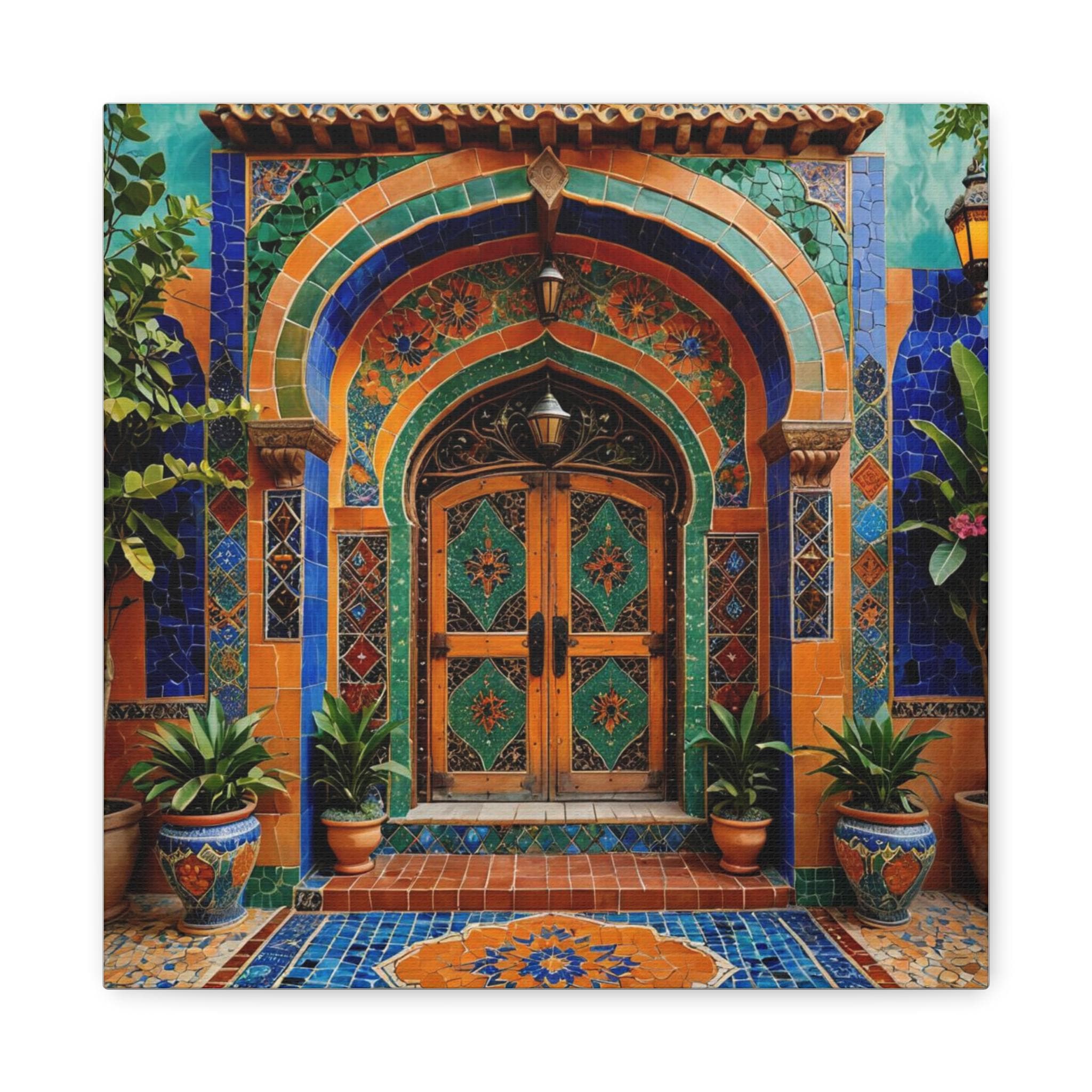 Village Door - Canvas Wall Art