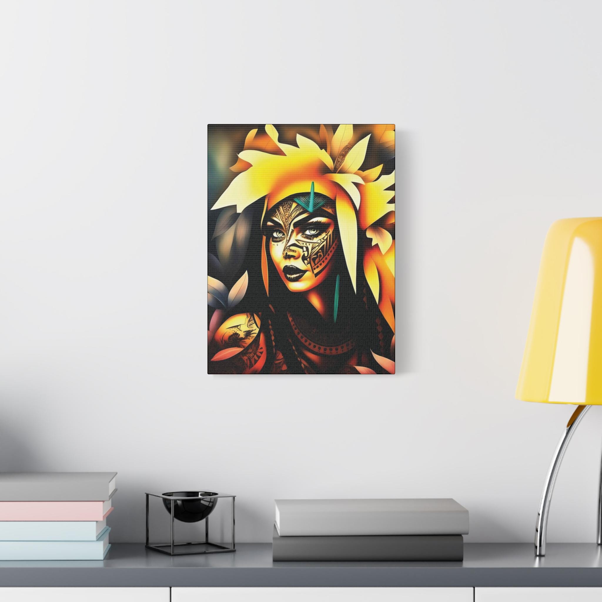 Poly Princess Canvas Wall Art