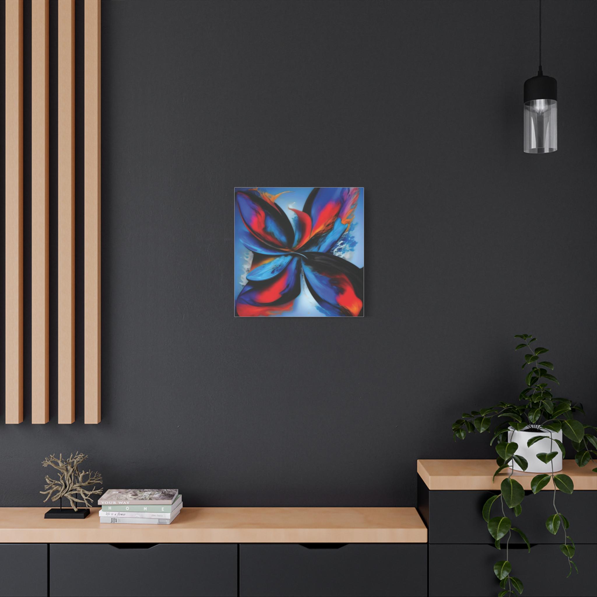 Flamin Fan - Canvas Wall Art