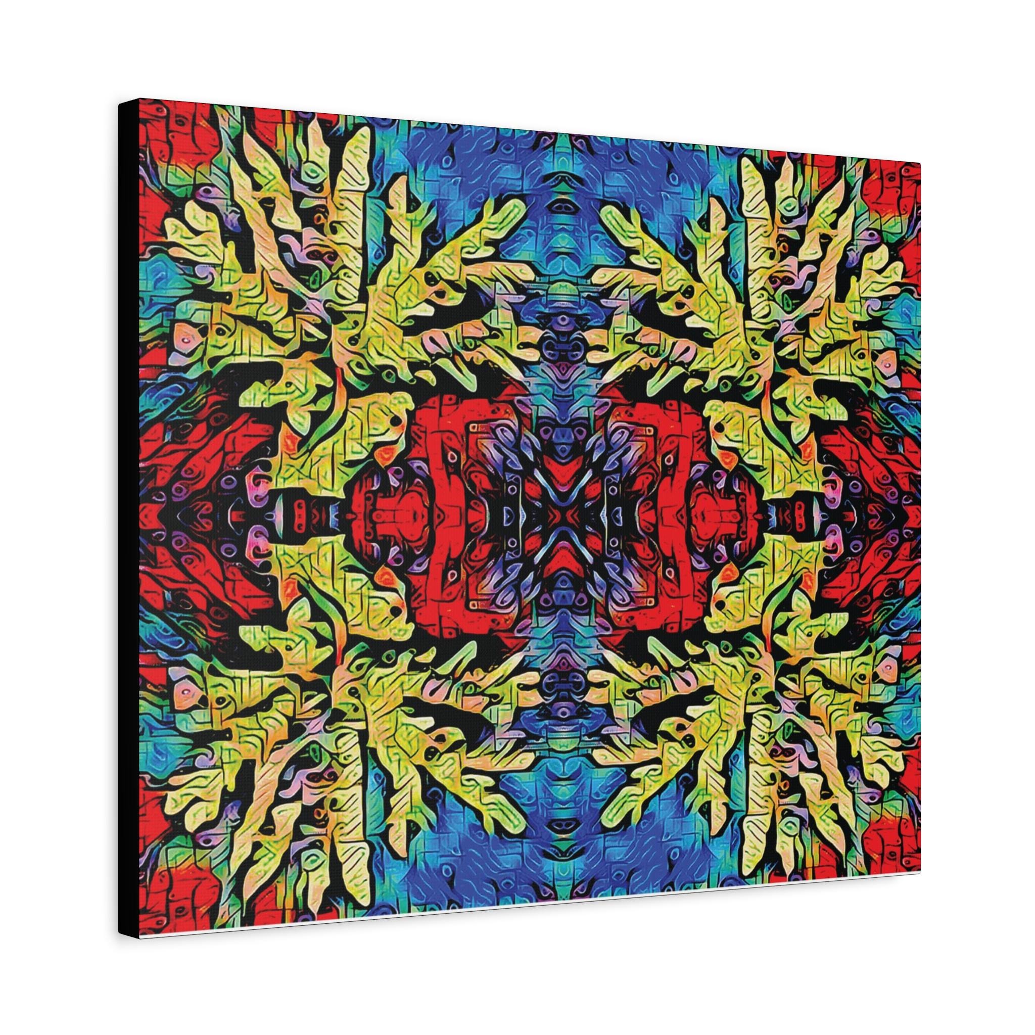 Yellow Branch Canvas Wall Art
