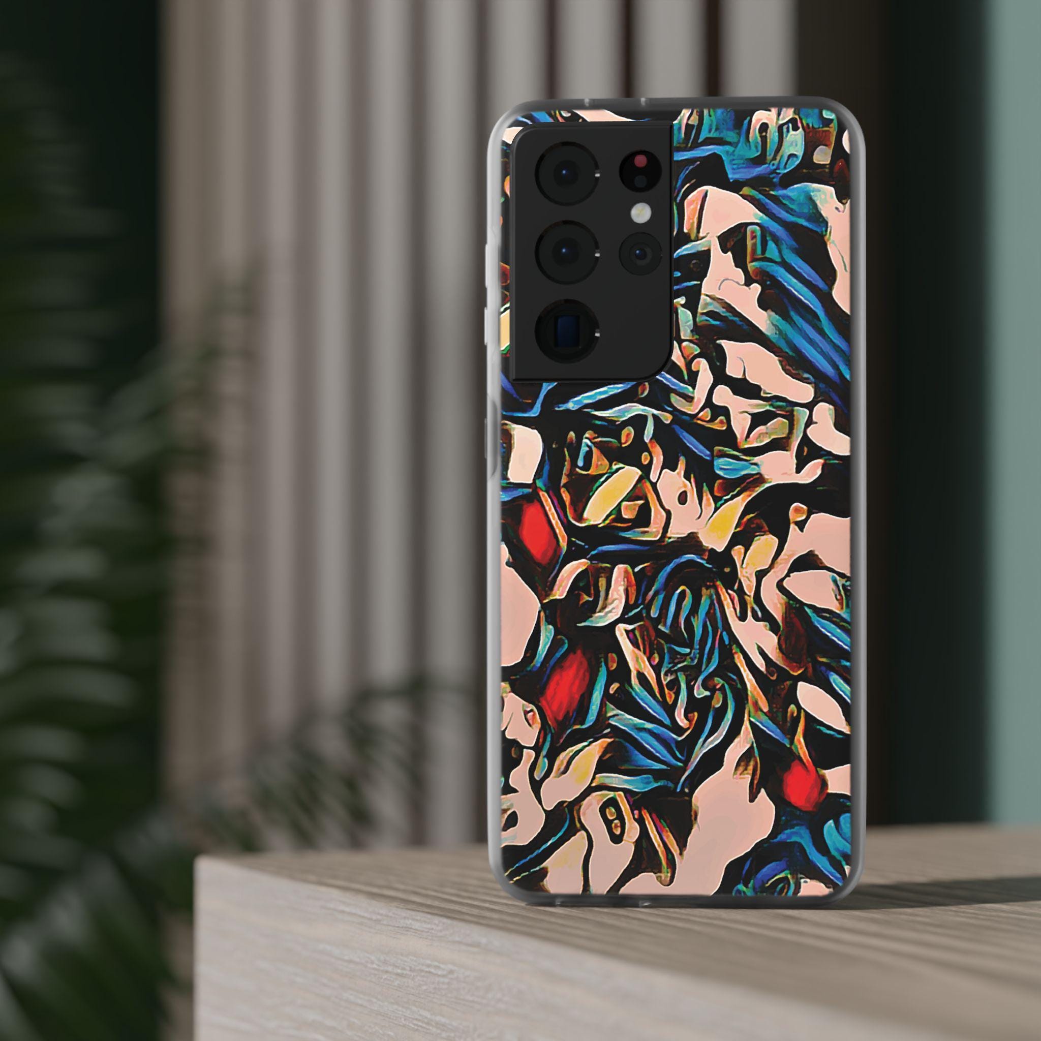 Black Rose Android Flexi Case - Walt Smith Fiji Ocean Art - Supports ADE Reef Restoration