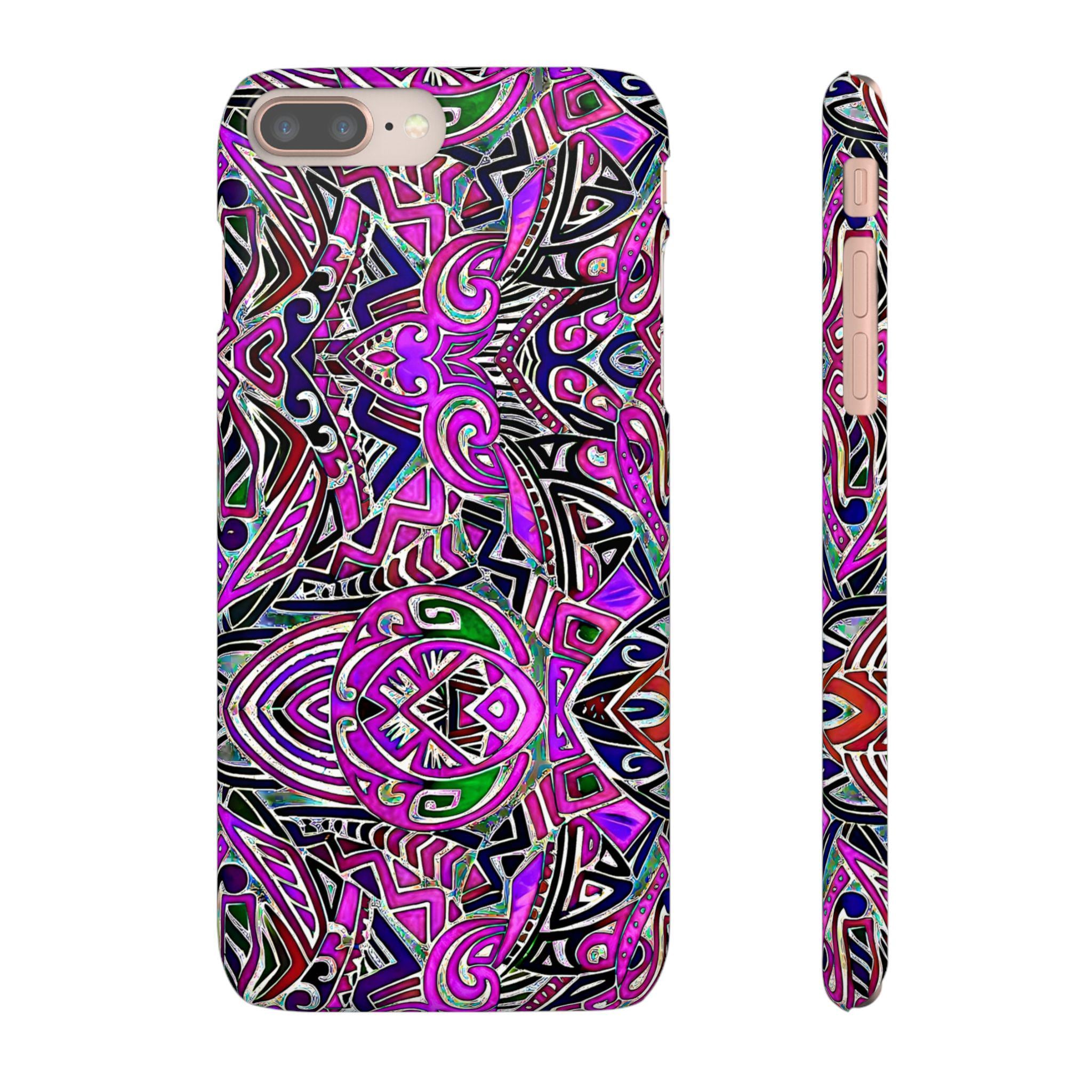 Purple Indo iPhone Snap Case - Walt Smith Fiji Ocean Art - Supports ADE Reef Restoration