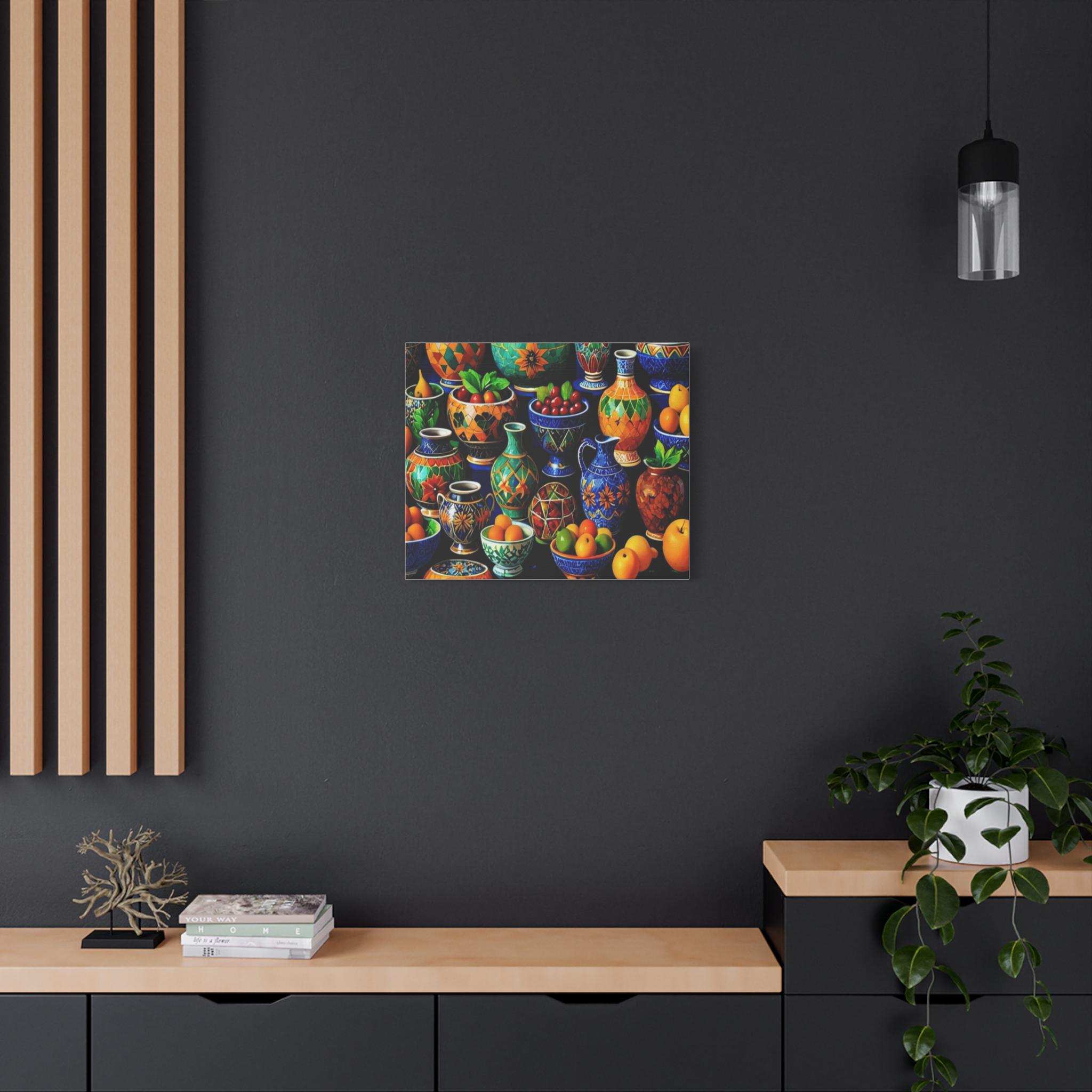 Table Full A - Canvas Wall Art