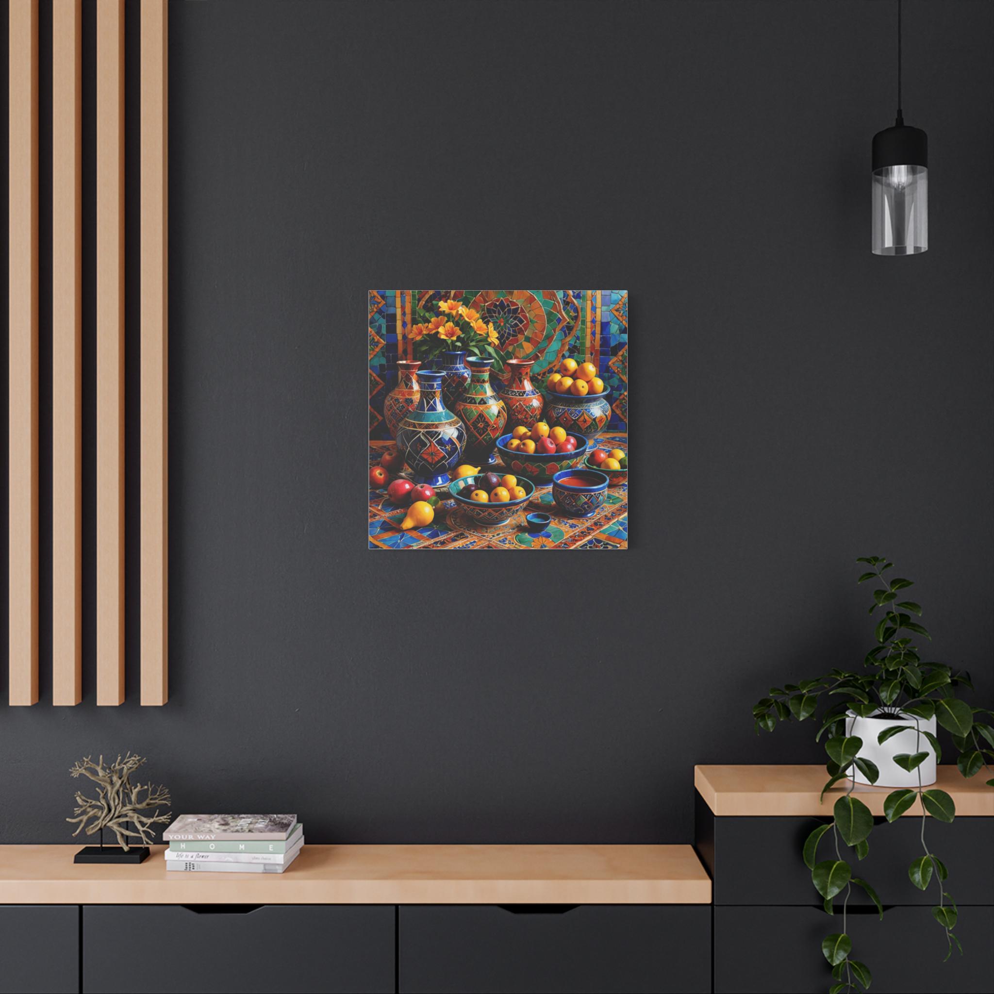 Table with Fruit - Canvas Wall Art
