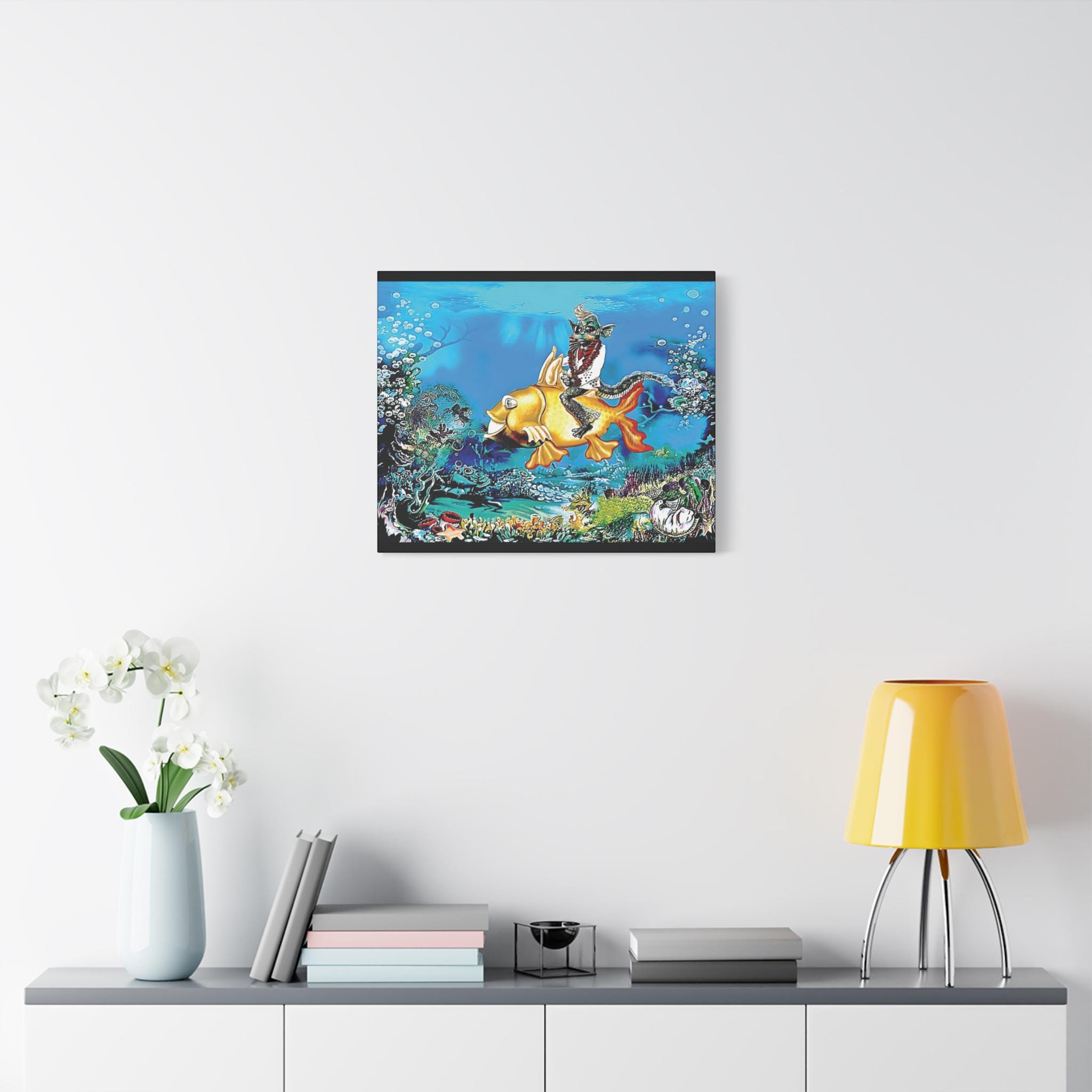 Elfish Baby Canvas Wall Art