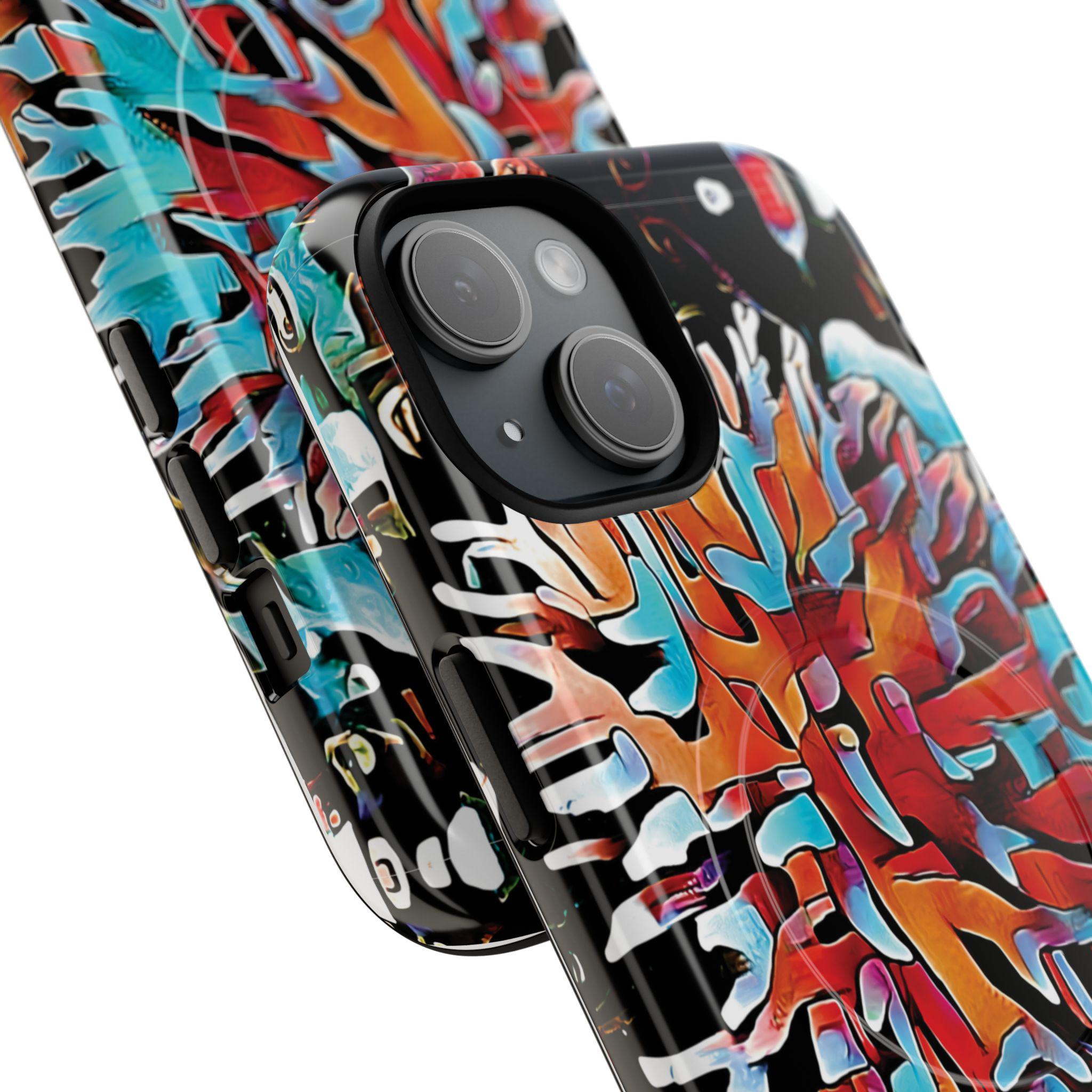 Aqua Spike iPhone Magnetic Case - Walt Smith Fiji Ocean Art - Supports ADE Reef Restoration
