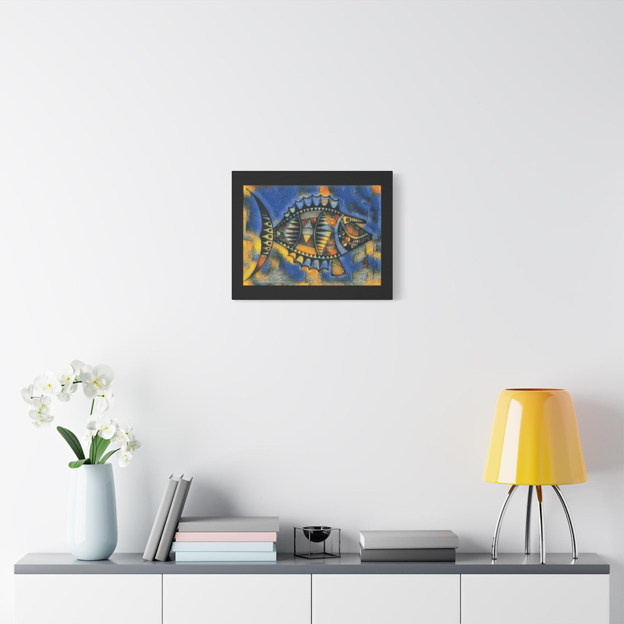 Unicorn Pico Canvas Wall Art