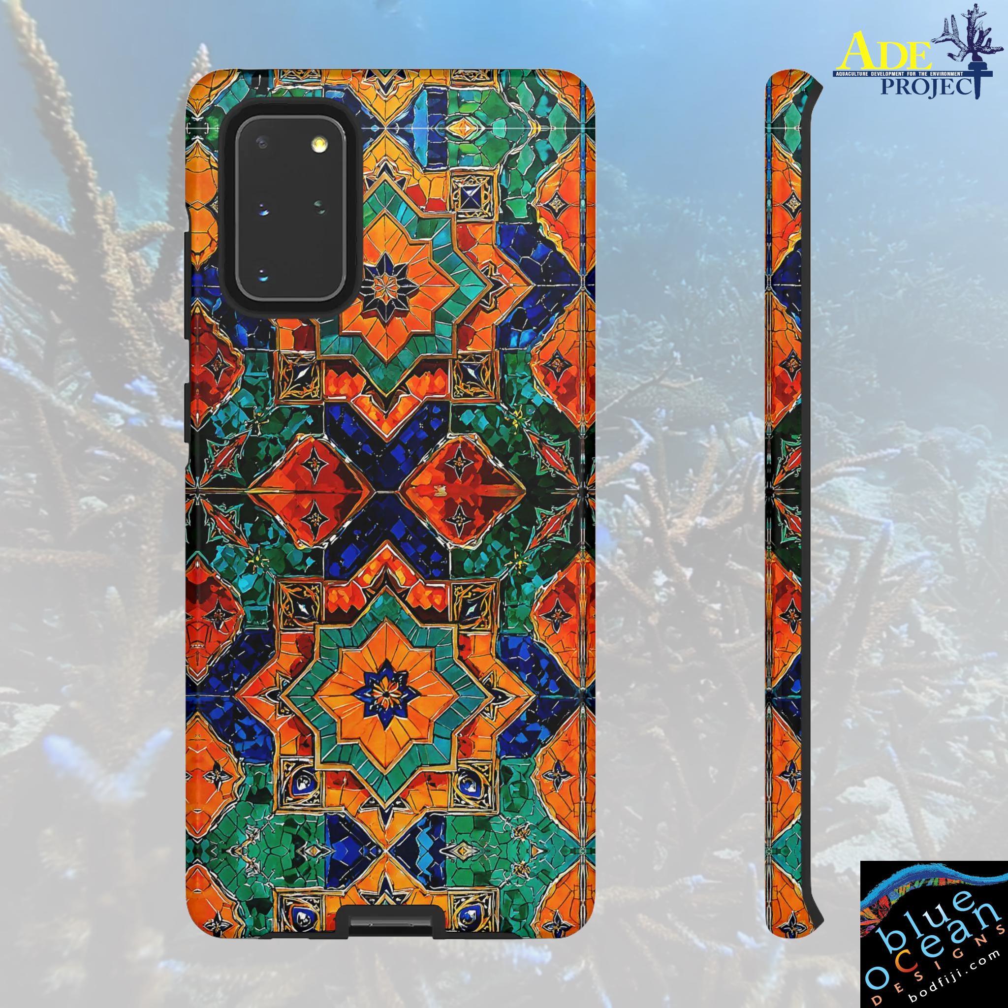 Moroccan Style Android Tough Case - Walt Smith Fiji Ocean Art - Supports ADE Reef Restoration