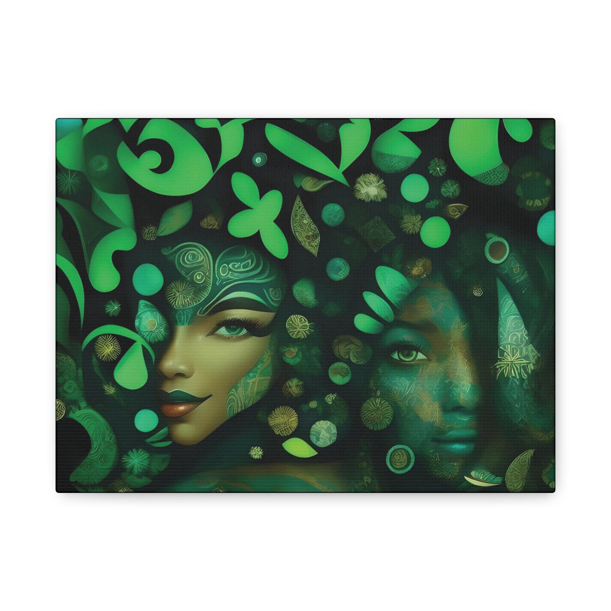 Opposites Attract Canvas Wall Art
