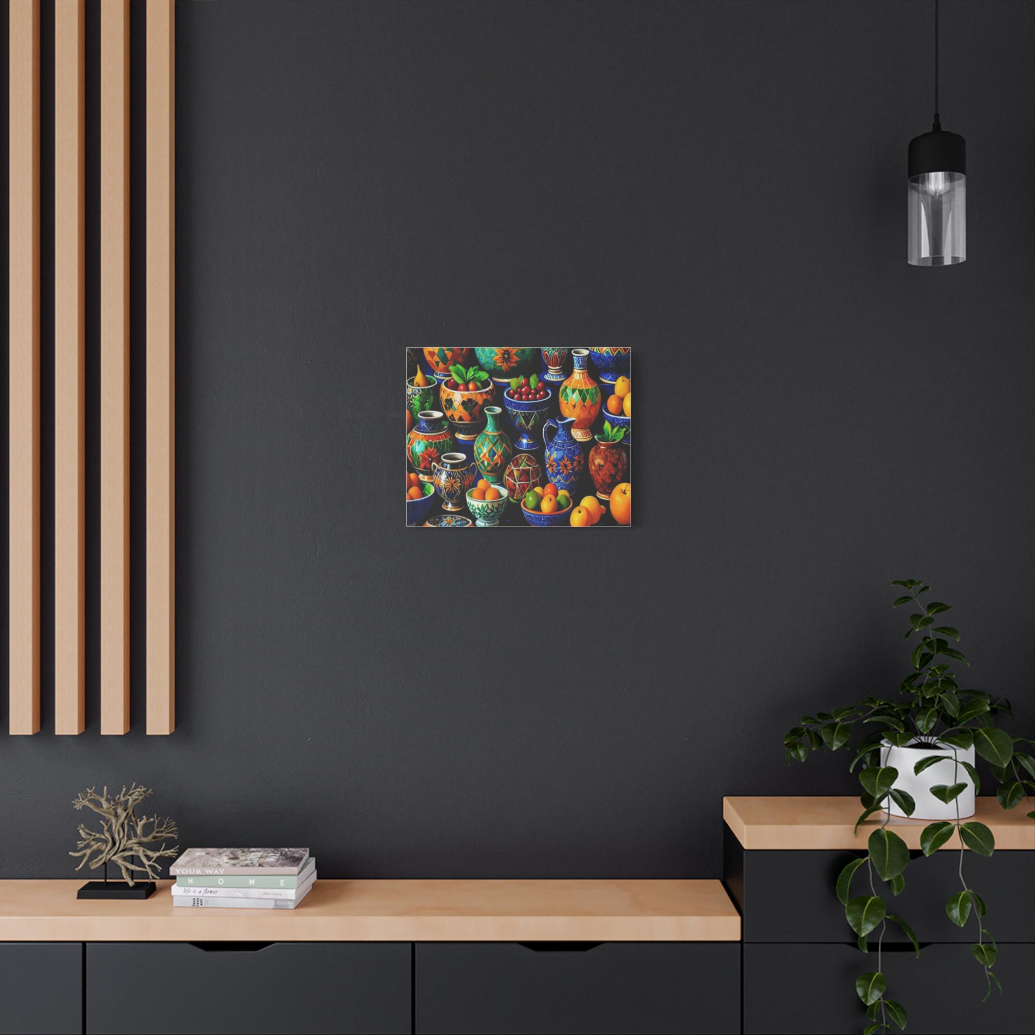 Table Full A - Canvas Wall Art