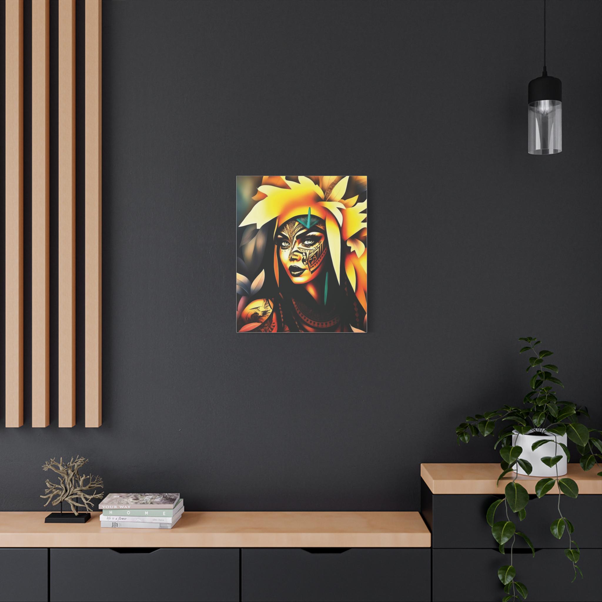 Poly Princess - Canvas Wall Art