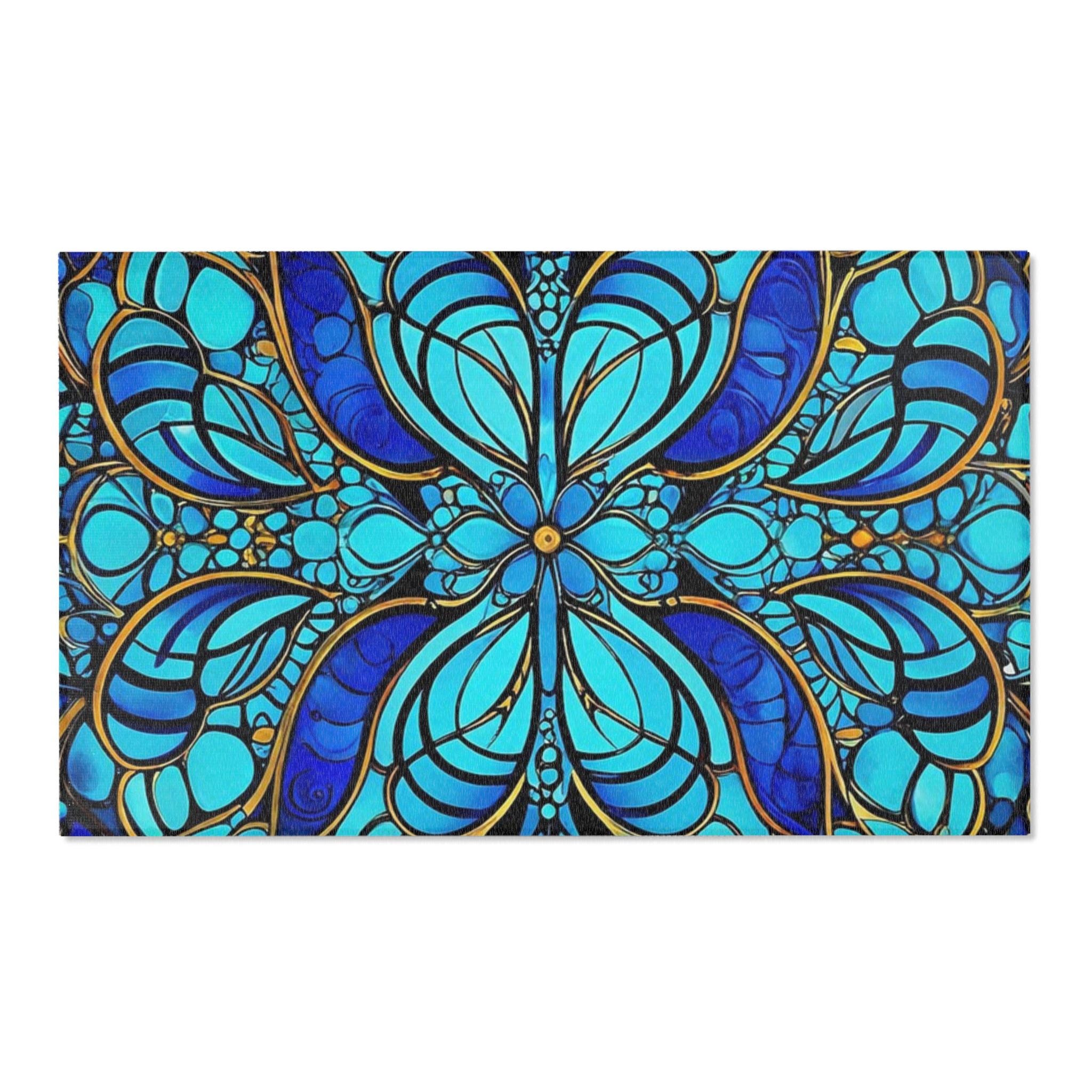 Blue Lobsters - Area Rug