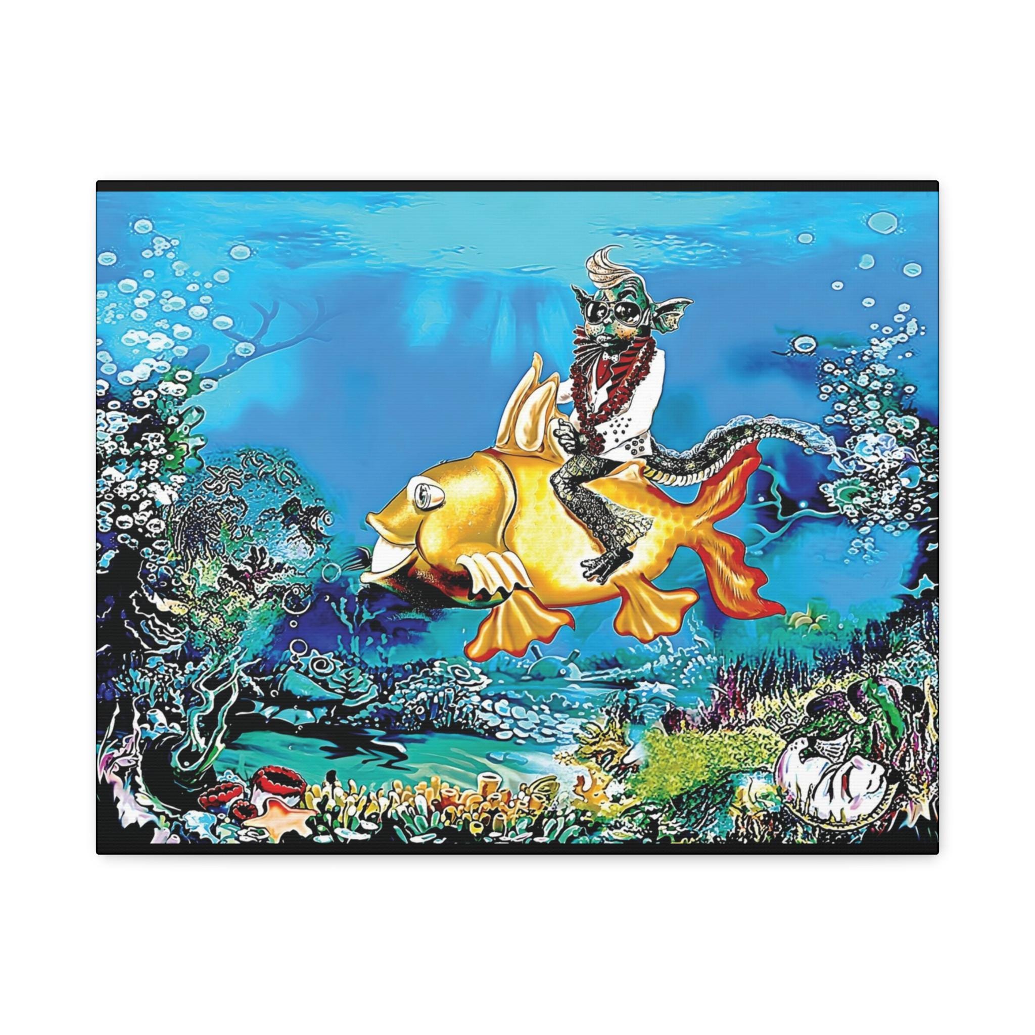 Elfish Baby Canvas Wall Art