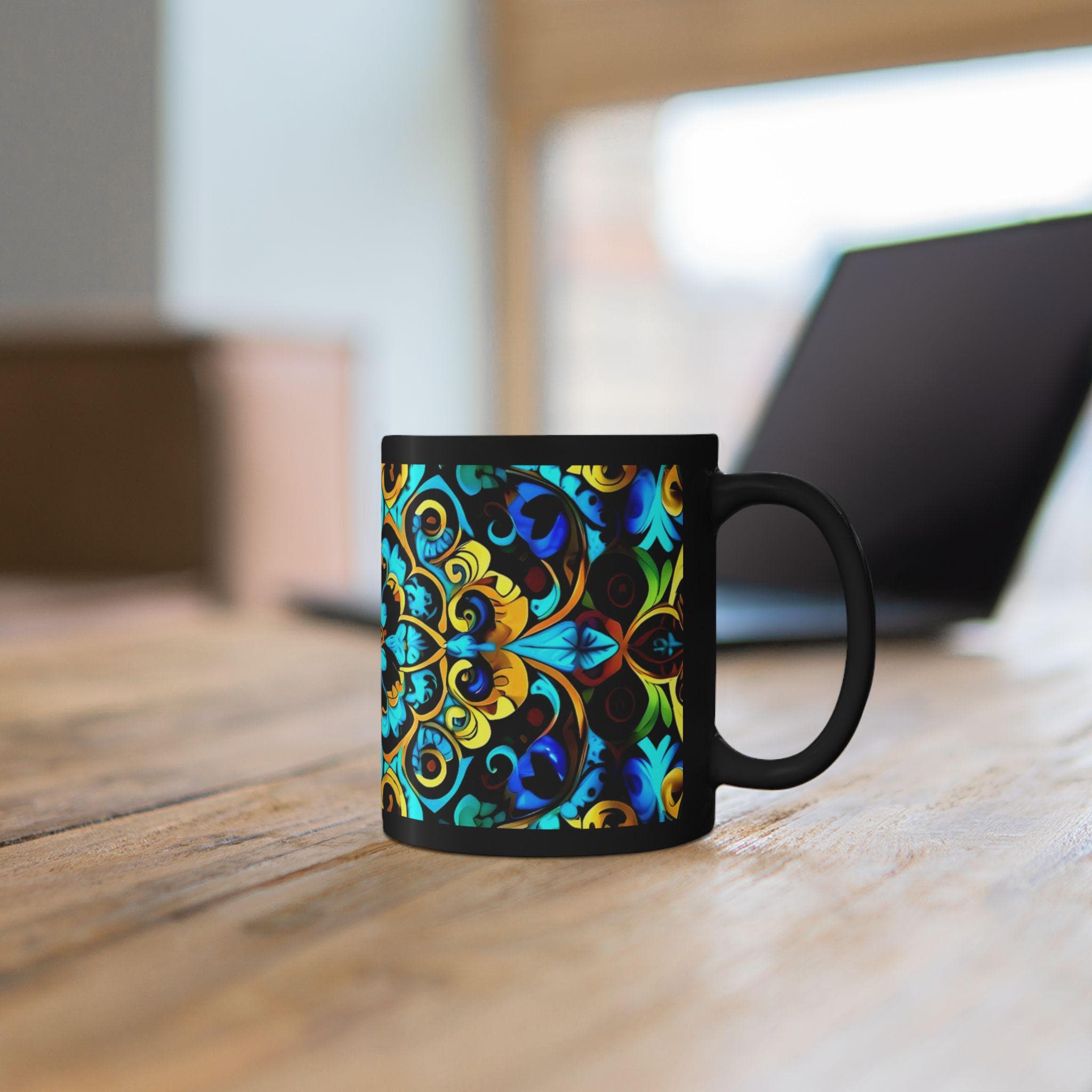 Blue Lace C - Coffee Mug