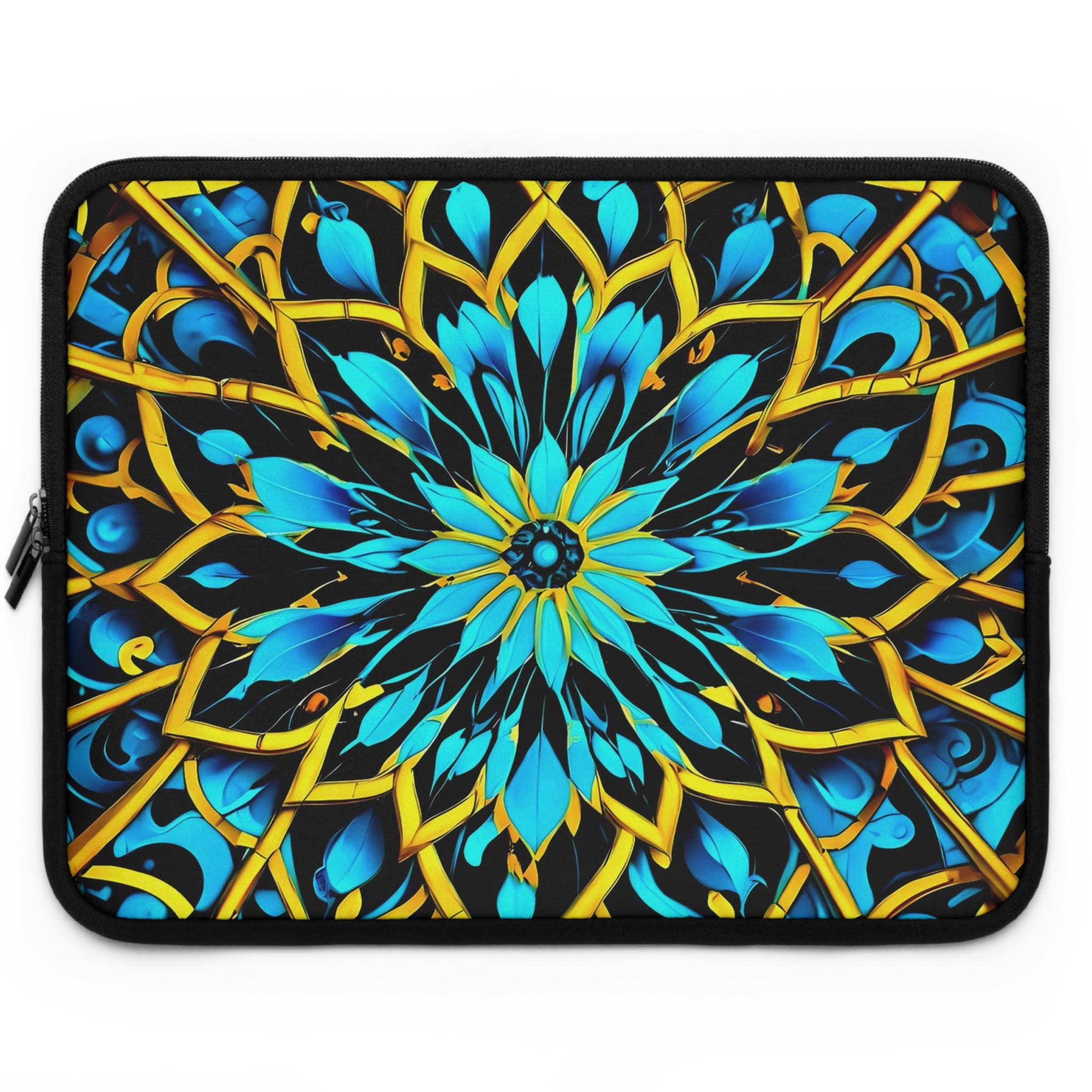 Blue Lace A - Laptop Sleeve