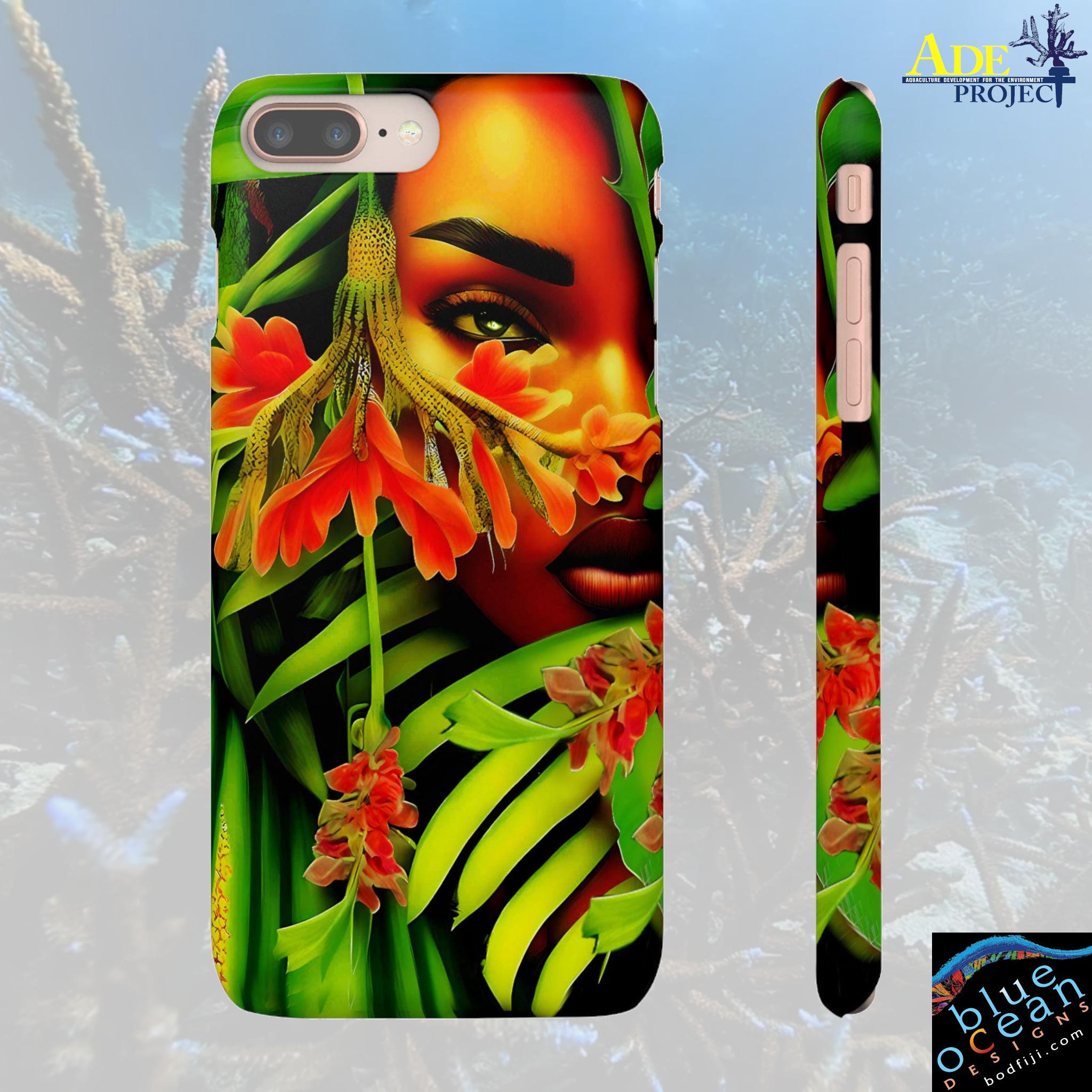 Secret Garden iPhone Snap Case - Walt Smith Fiji Ocean Art - Supports ADE Reef Restoration