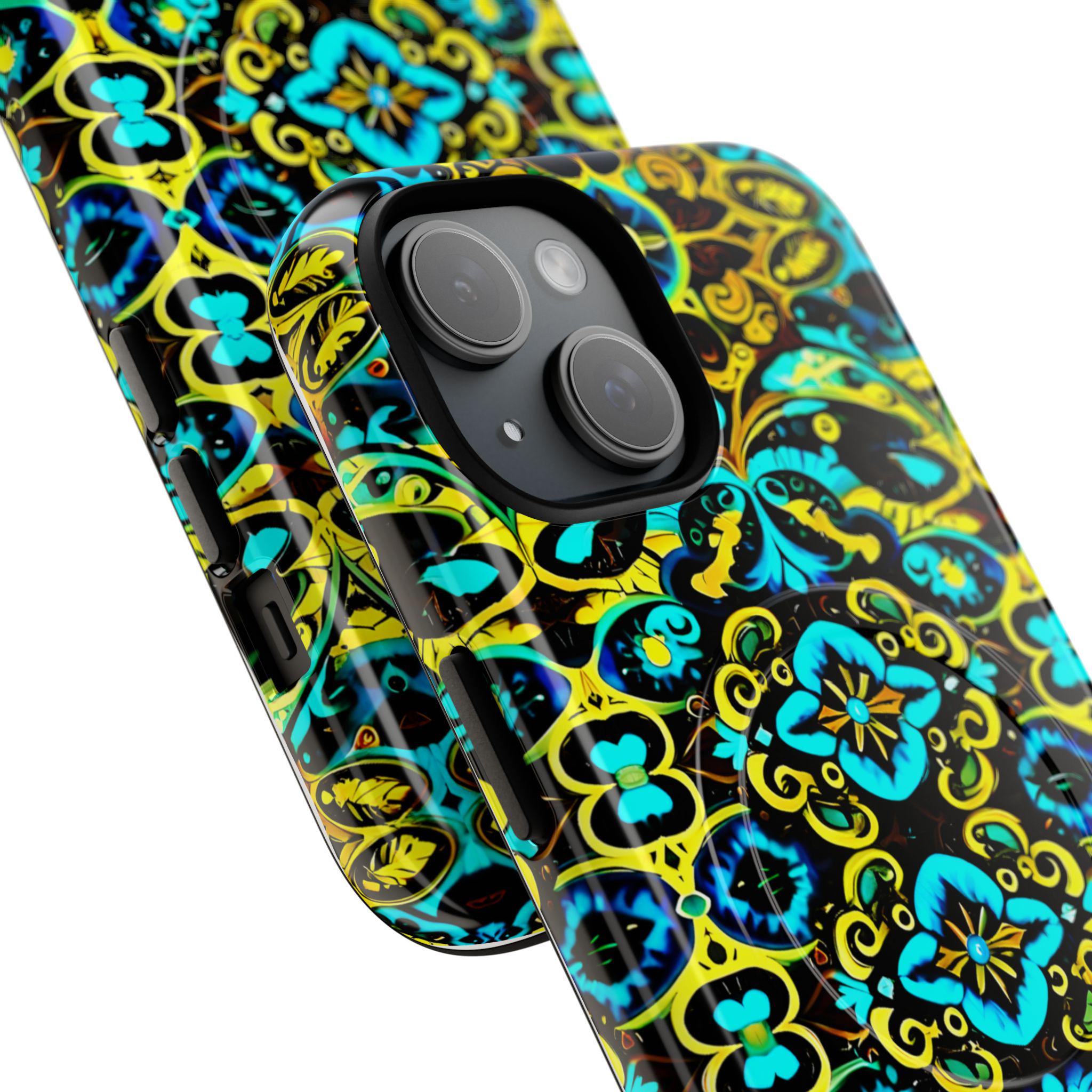 Blue Lace iPhone Magnetic Case