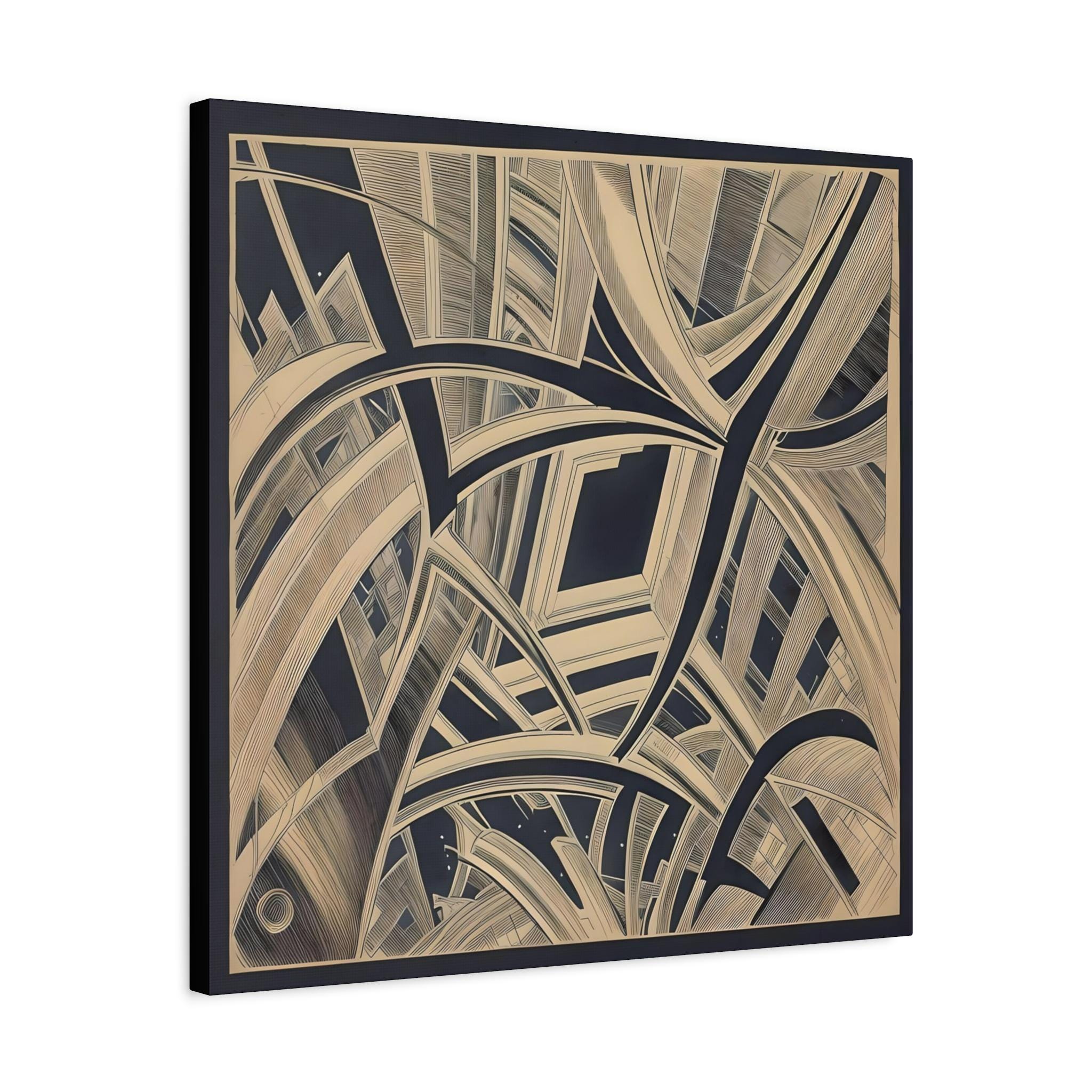 Bar Code Canvas Wall Art