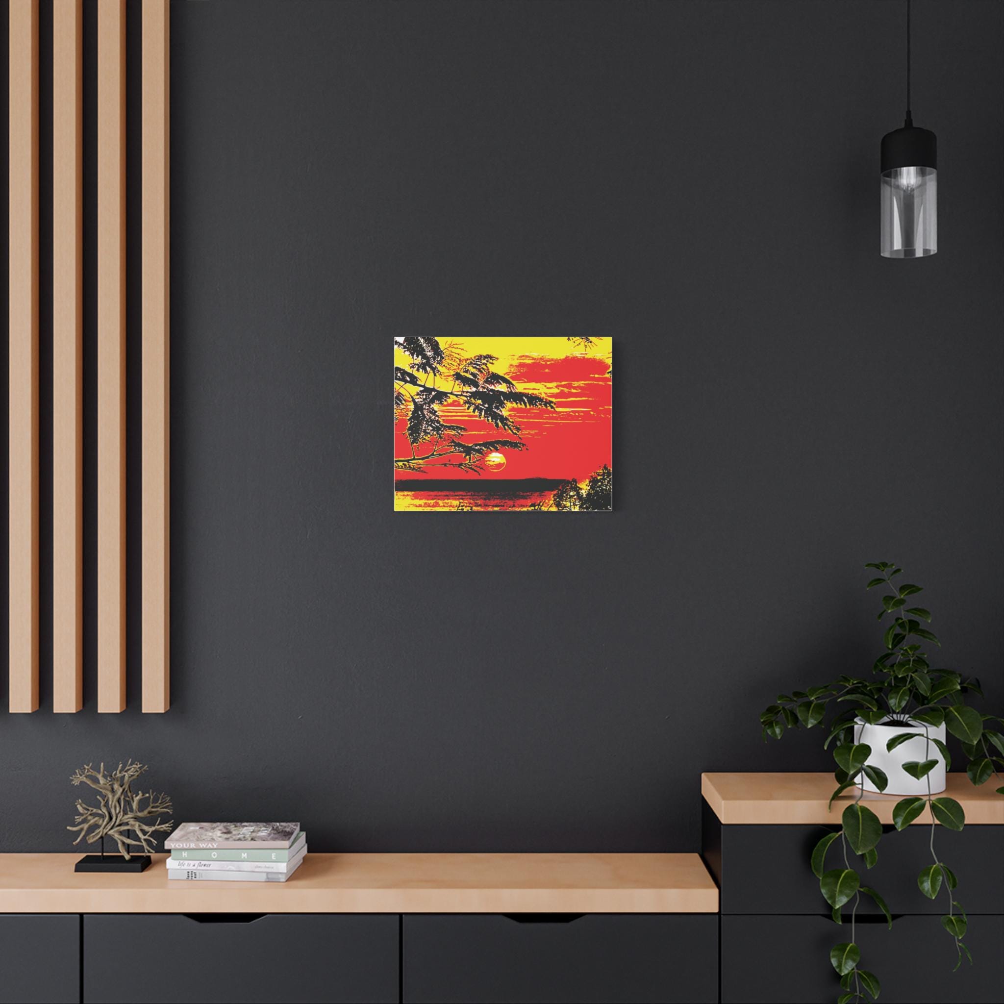 Red Night - Canvas Wall Art
