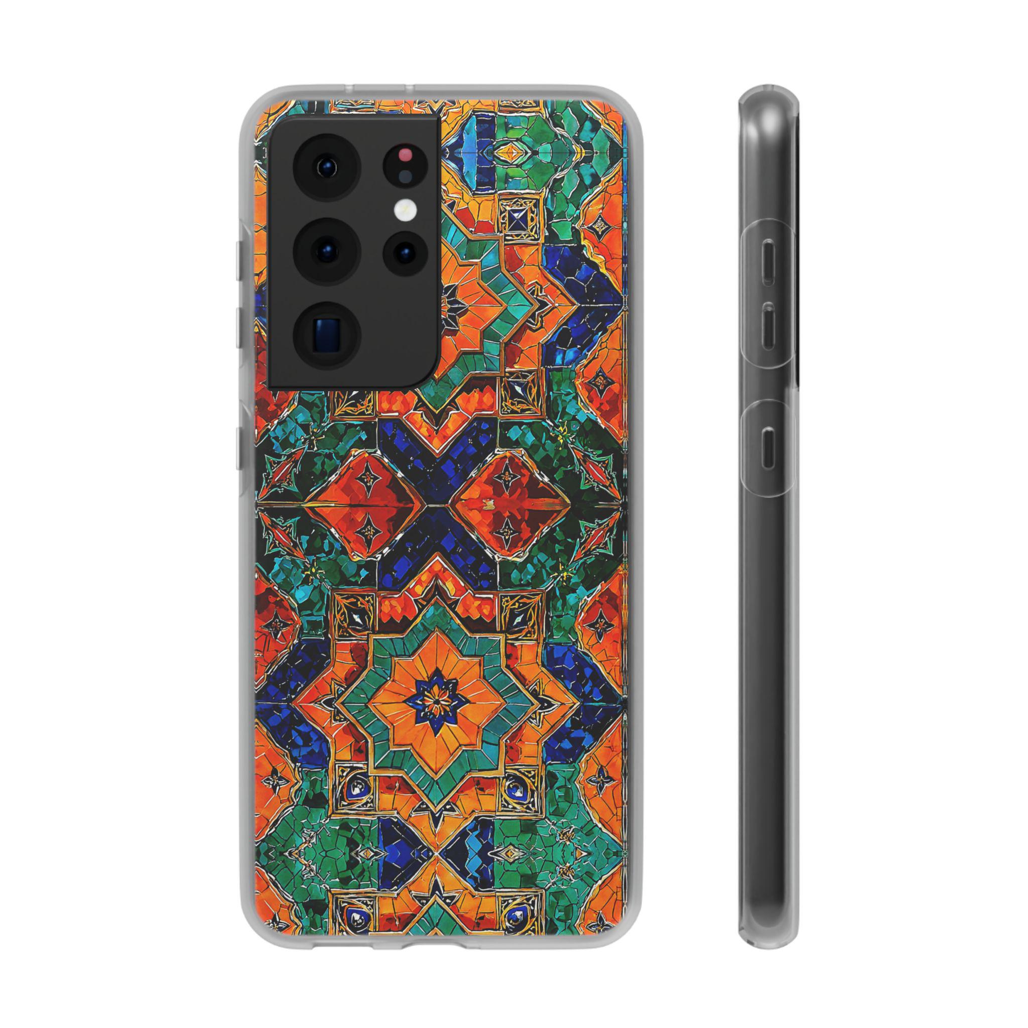 Moroccan Style Android Flexi Case - Walt Smith Fiji Ocean Art - Supports ADE Reef Restoration