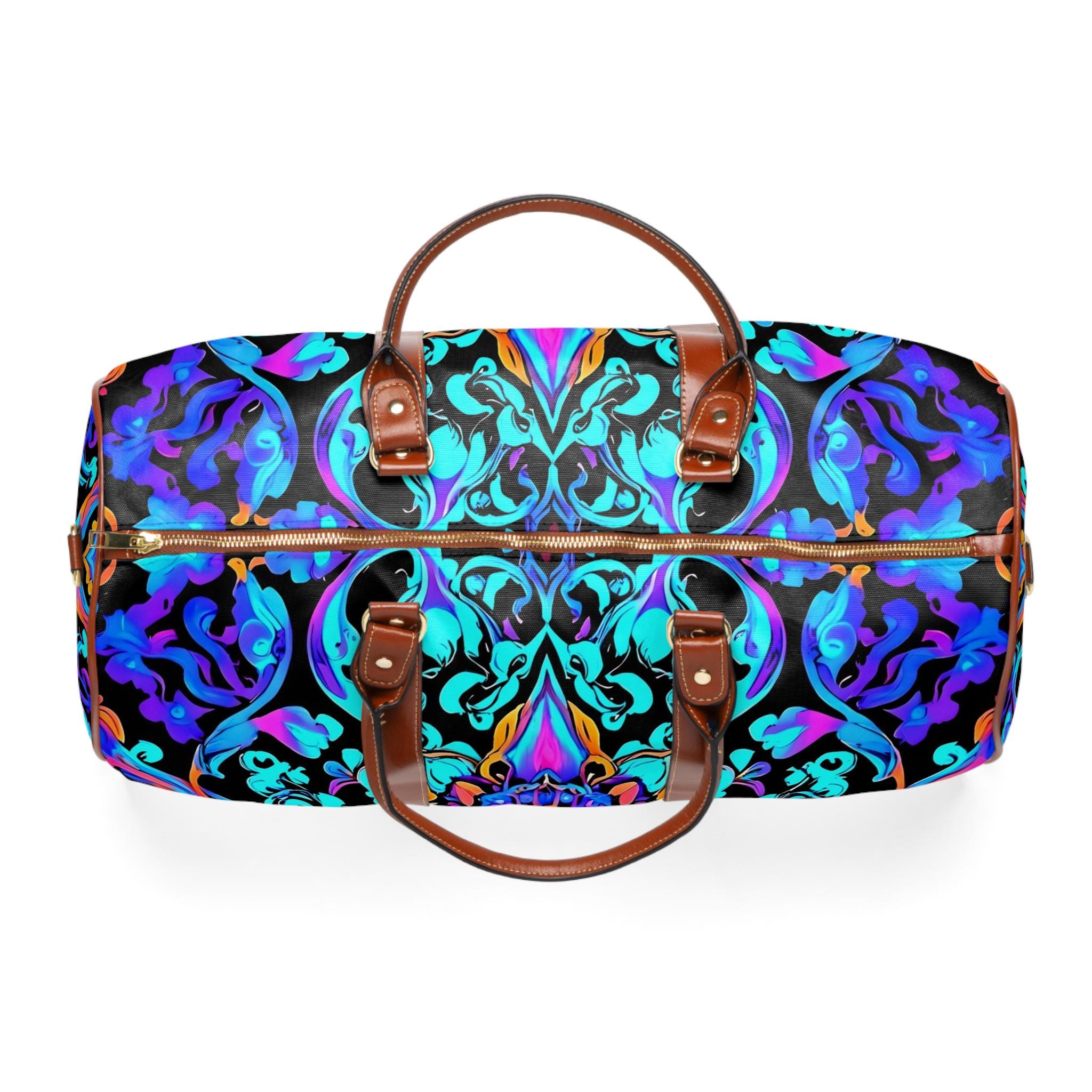 Purple F - Waterproof Travel Bag
