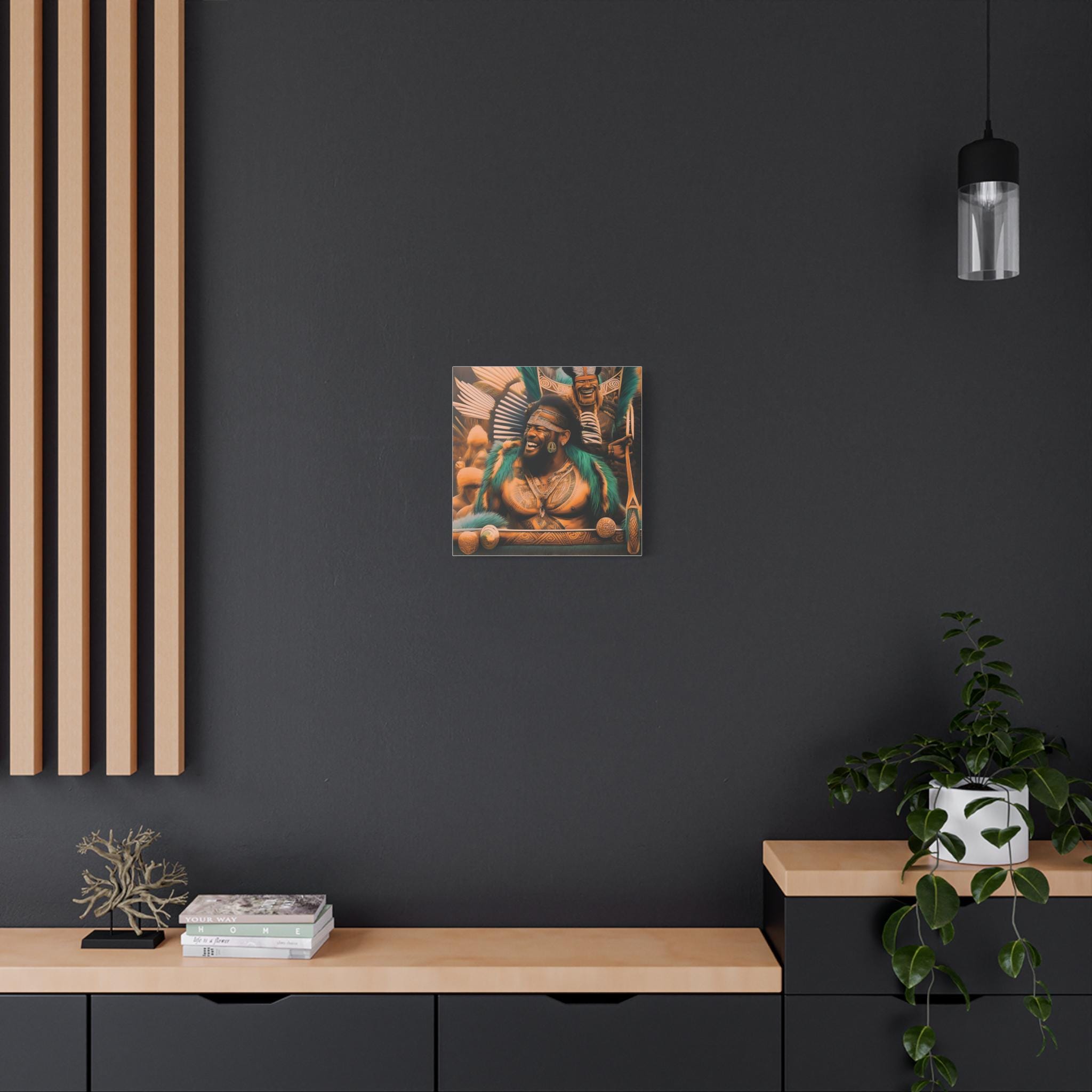 Laughing Cheif - Canvas Wall Art